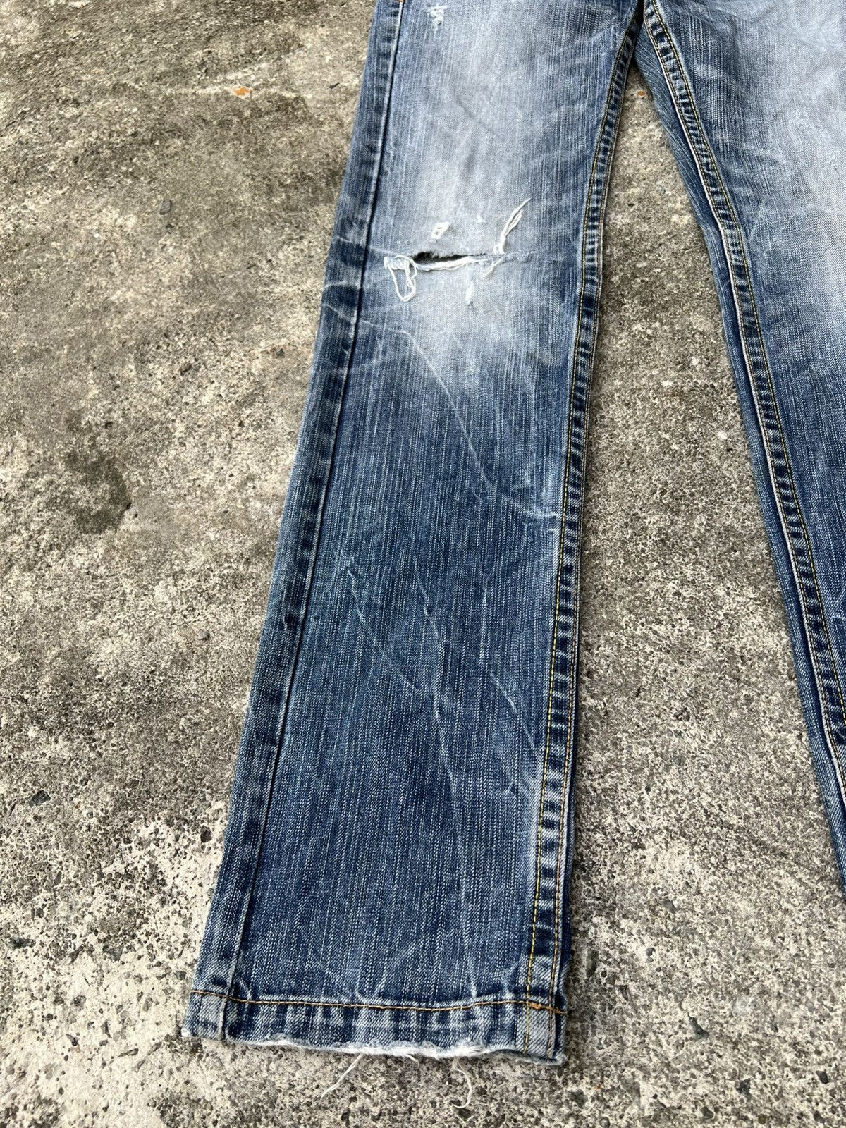 Japanese Brand 💥Studio RP Denim & Co Distress Jean Size US 29 - 7 Thumbnail