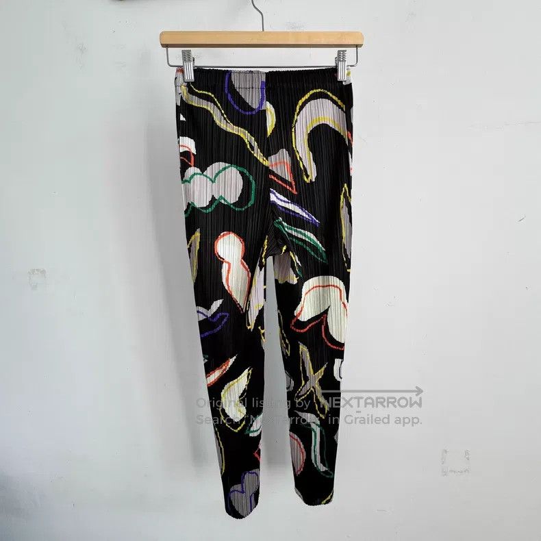 Issey Miyake Issey Miyake size:3 Color Block Pants Size 22" - 2 Thumbnail