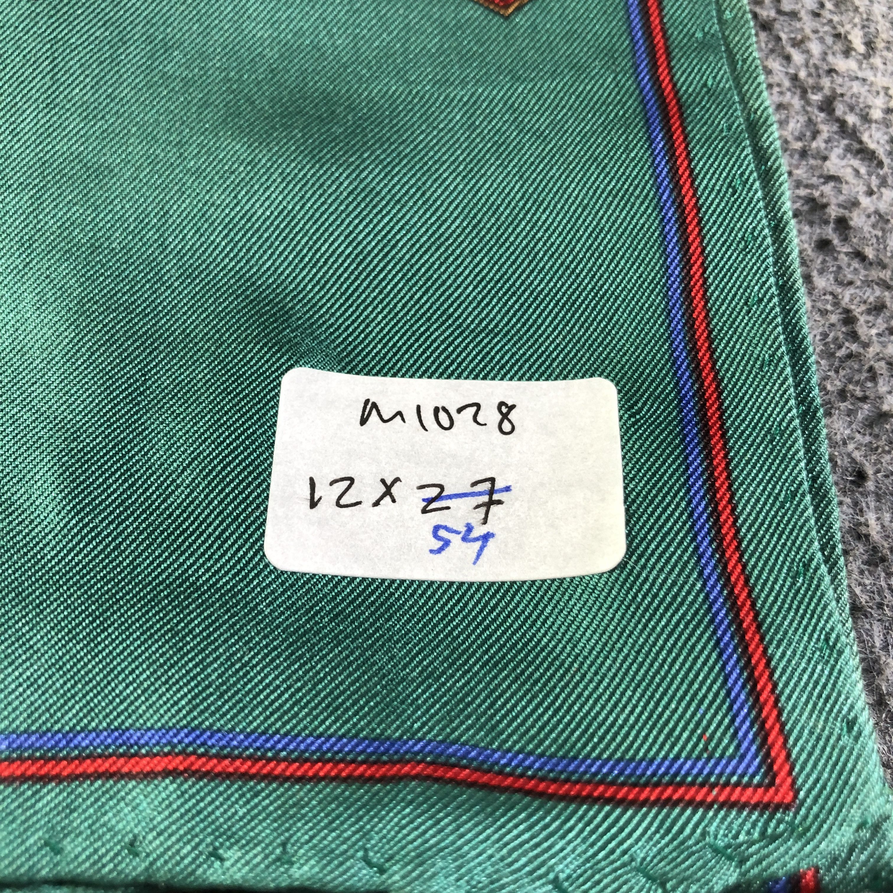 Vintage Felix Buhler Coats of Arm Hand Rolled Silk Scarf Stole M1028 Size ONE SIZE - 9 Thumbnail