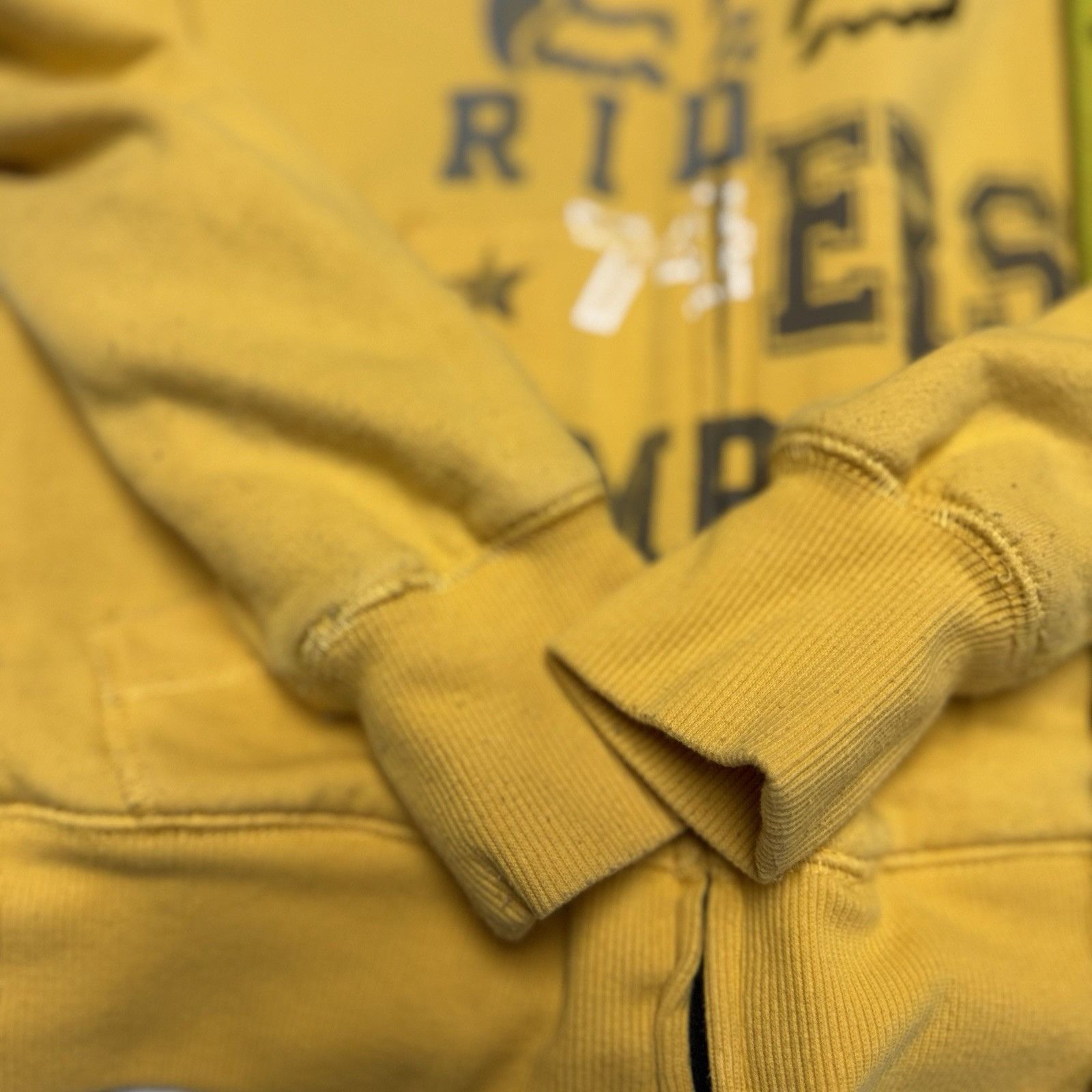 Fox Racing Fox Racing Hoodie Womens Medium Yellow Full Zip Fleece Lined Size US M / EU 48-50 / 2 - 10 Thumbnail