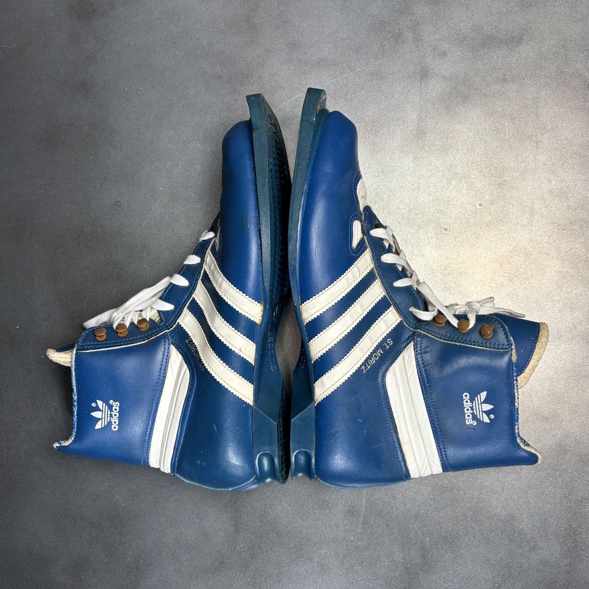 Adidas × Vintage 1970s Adidas St. Mortiz Vintage Adidas Ski Boots Olympics 10 Size US 10.5 / EU 43-44 - 17 Thumbnail