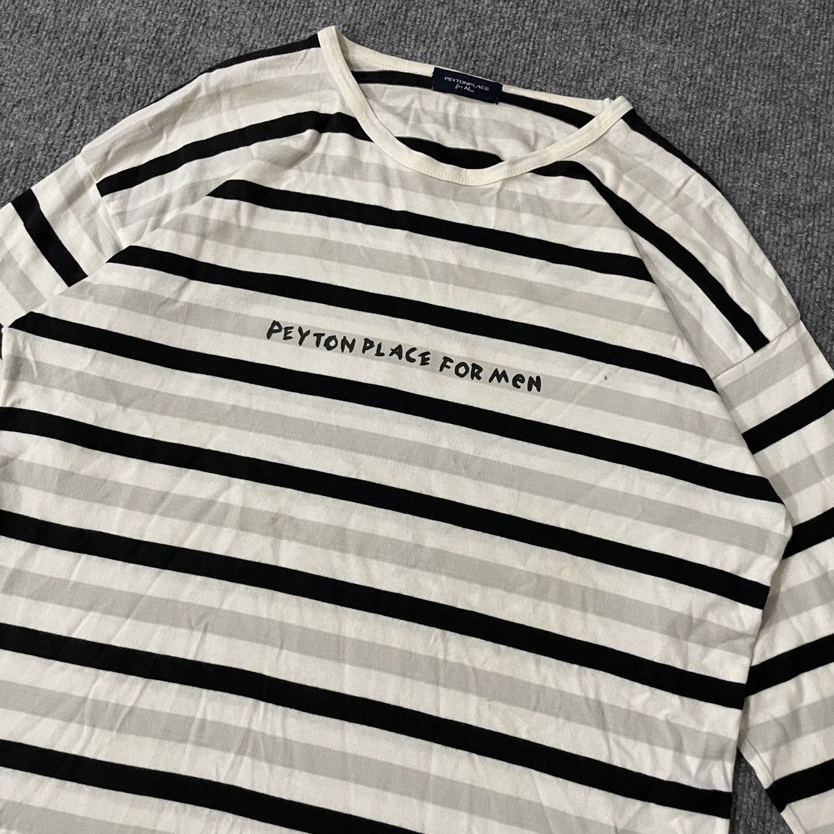 PPFM PPFM Striped Long Sleeve Tshirt Spell Out Size US M / EU 48-50 / 2 - 3 Thumbnail