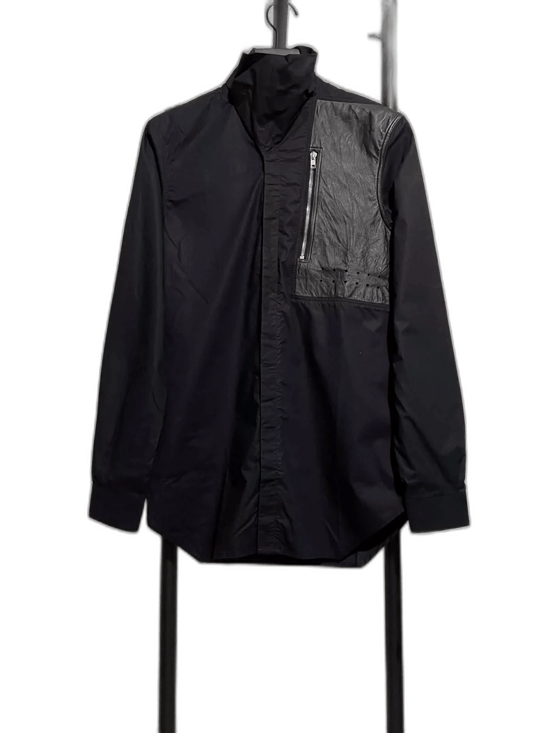 Rick Owens rick owens black long sleeve shirt Size US XXL / EU 58 / 5 - 1 Thumbnail