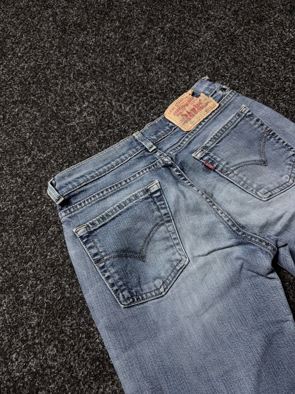 Levi's Vintage 00s Levi’s 529 Curvy Bootcut Jeans Y2K Flare Vintage Size 27" / US 4 / IT 40 - 17 Thumbnail