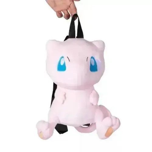 VIBE Cute Pokemon Mew Kawaii Japanese Style Plush Bag Size ONE SIZE - 5 Thumbnail