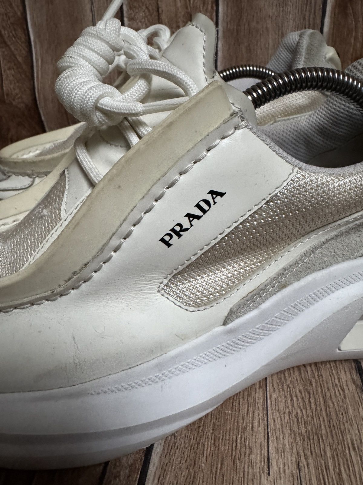 Prada panelled chunky suede sneaker Size US 7.5 / EU 40-41 - 6 Thumbnail