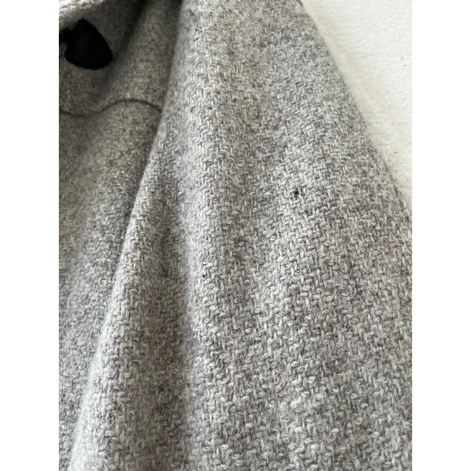 Brooks Brothers Mens Brooks Brothers Gray Wool Twill Toggle Pea Coat Long Size US XL / EU 56 / 4 - 2 Thumbnail