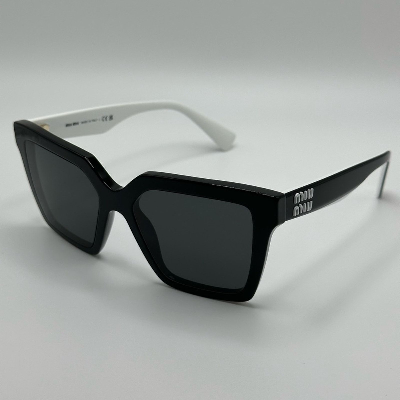 Miu Miu MIU MIU Sunglasses MU03YS 10G5S0 Black/Dark Grey Women NEW Size ONE SIZE - 2 Thumbnail