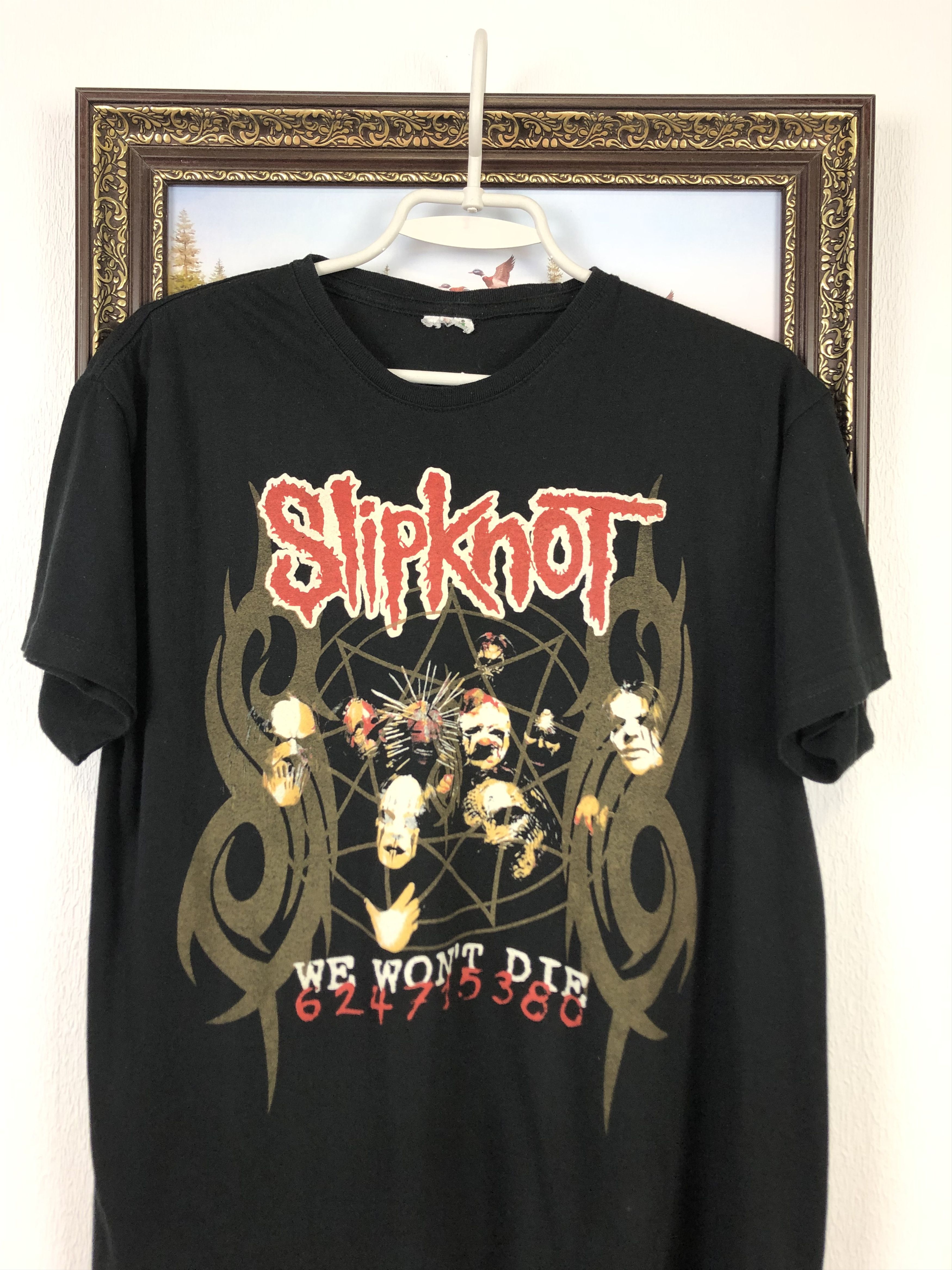 Band Tees Vintage Slipknot We Wont Die Band Tee Shirt Rare Size US S / EU 44-46 / 1 - 2 Thumbnail