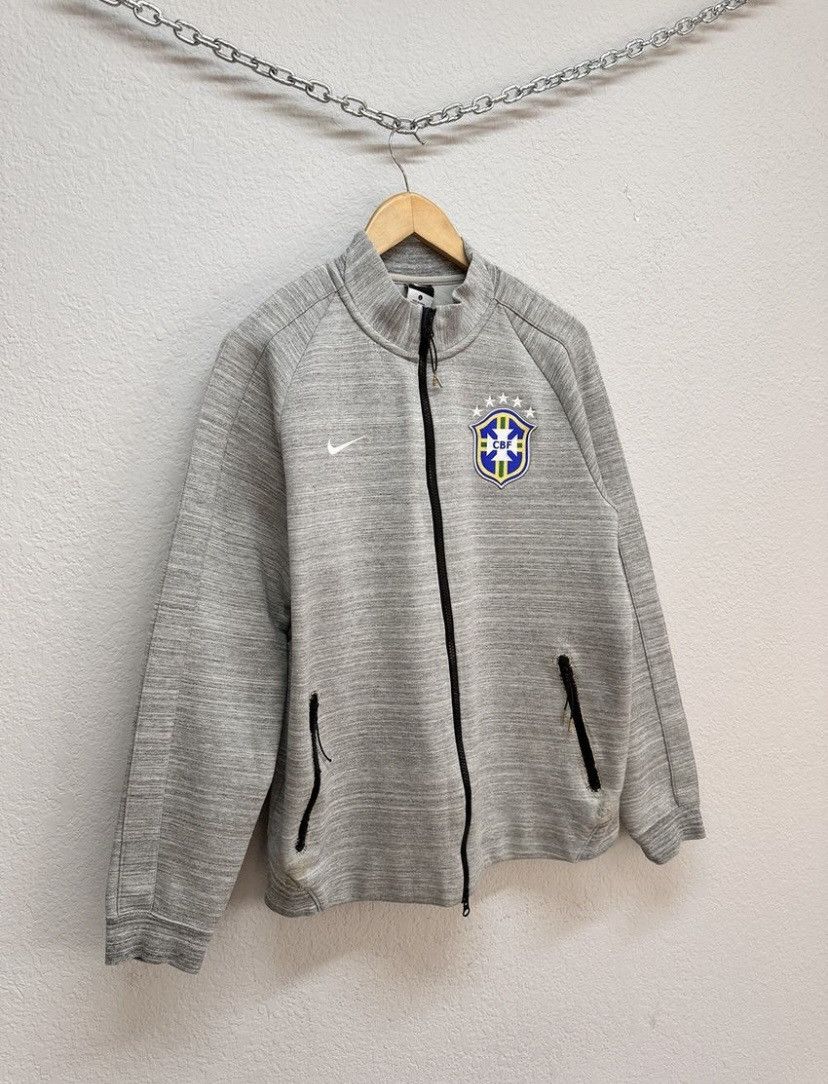 Nike Nike Halfzip Tech Fleece Brazil Size US L / EU 52-54 / 3 - 1 Thumbnail
