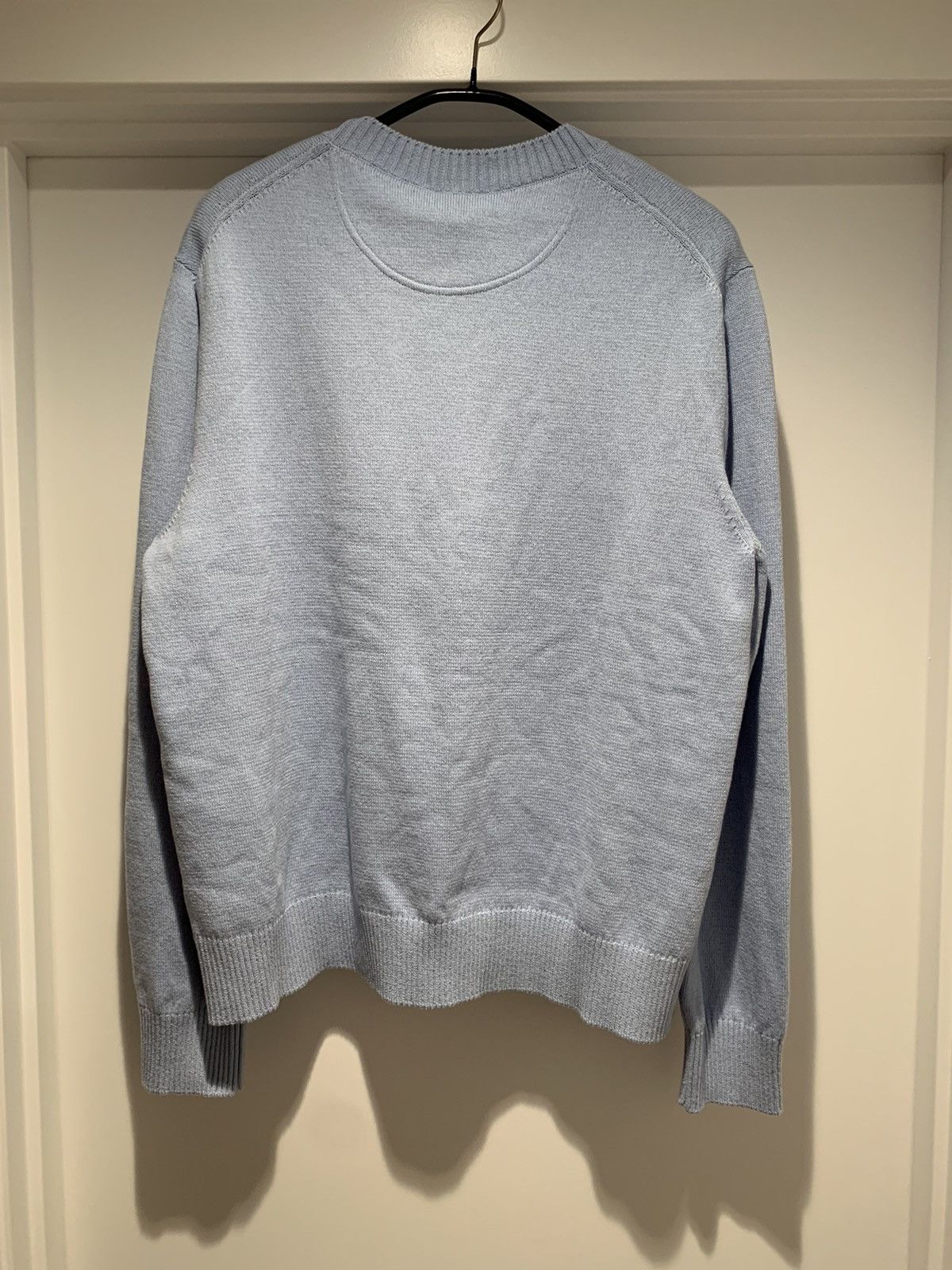 Dior × Jordan Brand (BNWT) Kim Jones “Air Dior” blue cashmere sweater Size US L / EU 52-54 / 3 - 3 Thumbnail