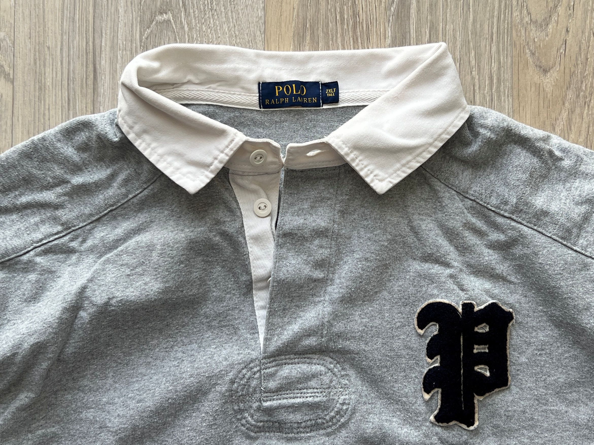 Polo Ralph Lauren POLO RALPH LAUREN #67 RUGBY LONG SLEEVE POLO SHIRT 2XLT Size US XXL / EU 58 / 5 - 4 Thumbnail