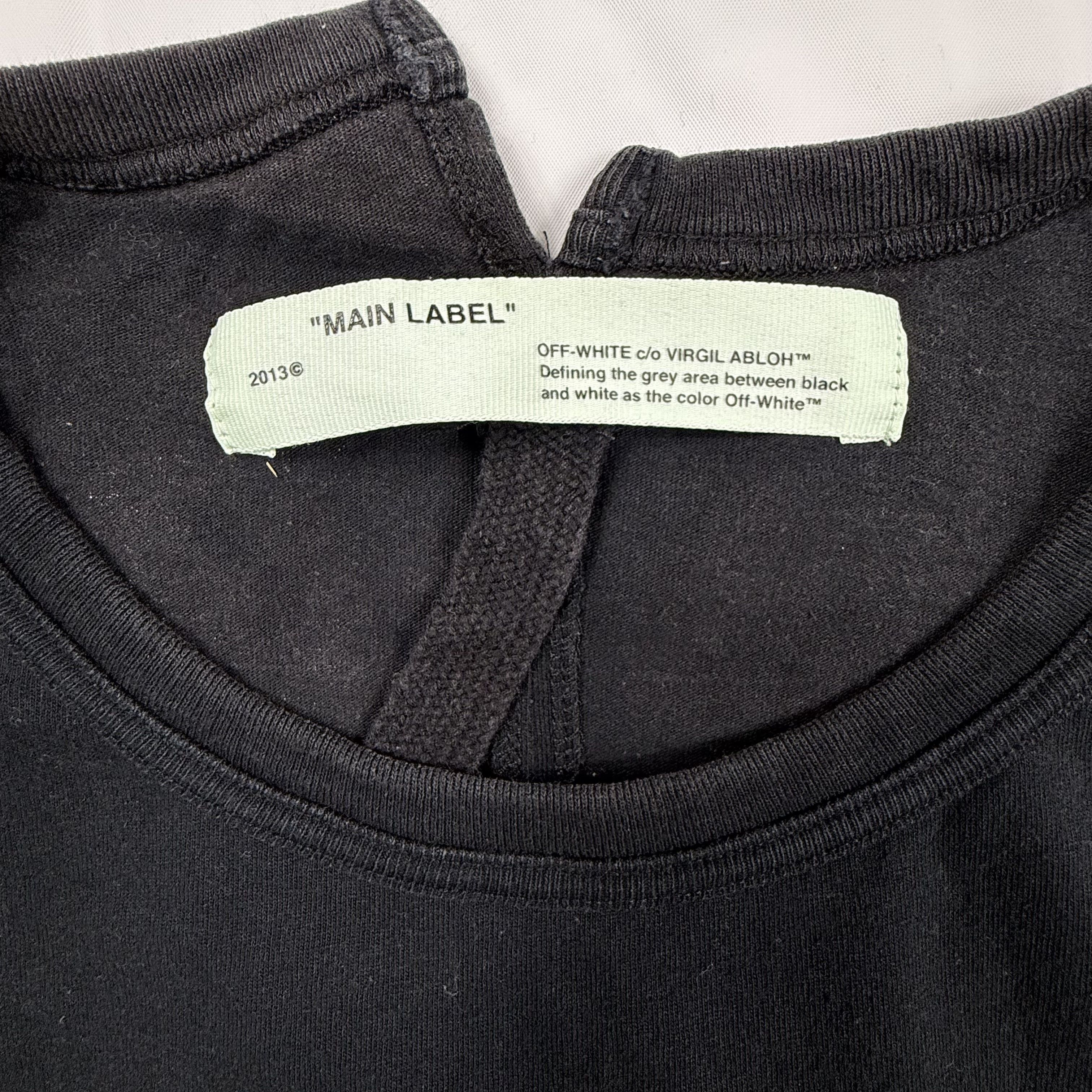 Off-White Off-White Virgil Abloh Fire Hands Diagonal Flame T-Shirt Size US XL / EU 56 / 4 - 3 Thumbnail