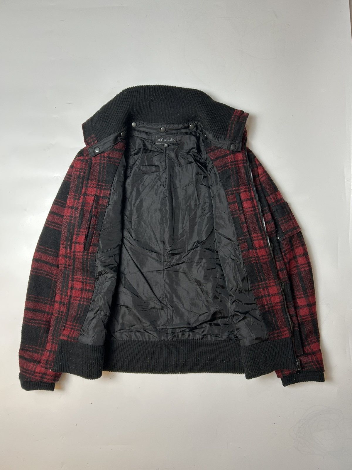 In The Attic × Japanese Brand IN THE ATTIC WOOL ZIPPER JACKET Size US M / EU 48-50 / 2 - 3 Thumbnail