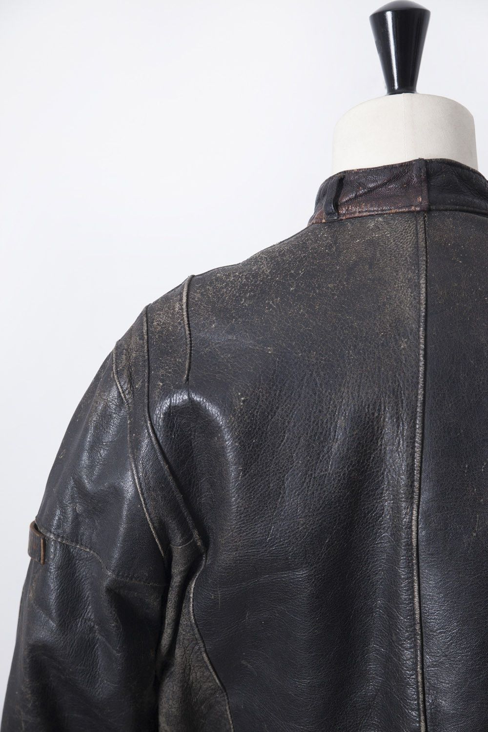 Vintage Vintage 1930's leather ordonnansjacka / swedish moto jacket Size US M / EU 48-50 / 2 - 7 Thumbnail