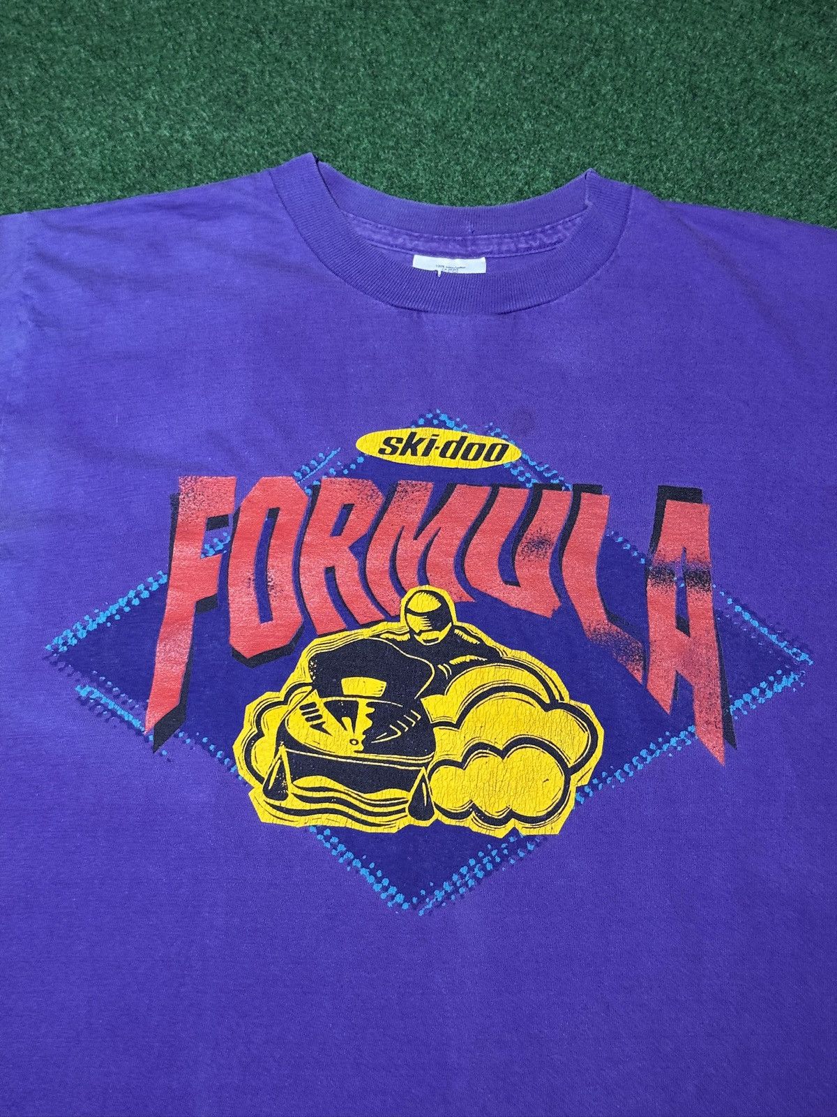 Ski-Doo Vintage 90s Snowmobile Canada Ski-Doo Formula Retro T Shirt Size US M / EU 48-50 / 2 - 2 Thumbnail