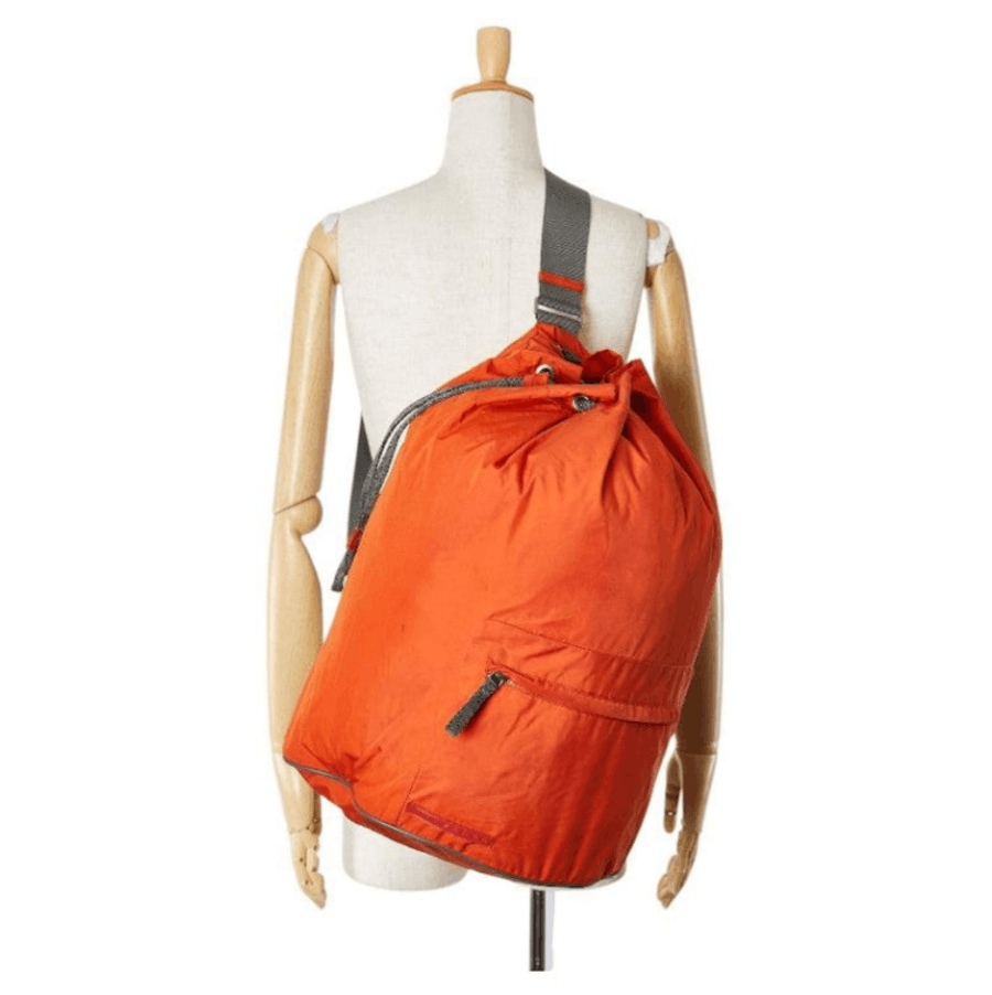 Prada Prada Tab Logo Orange Nylon Shoulder Backpack Bag Y2K Size ONE SIZE - 11 Thumbnail