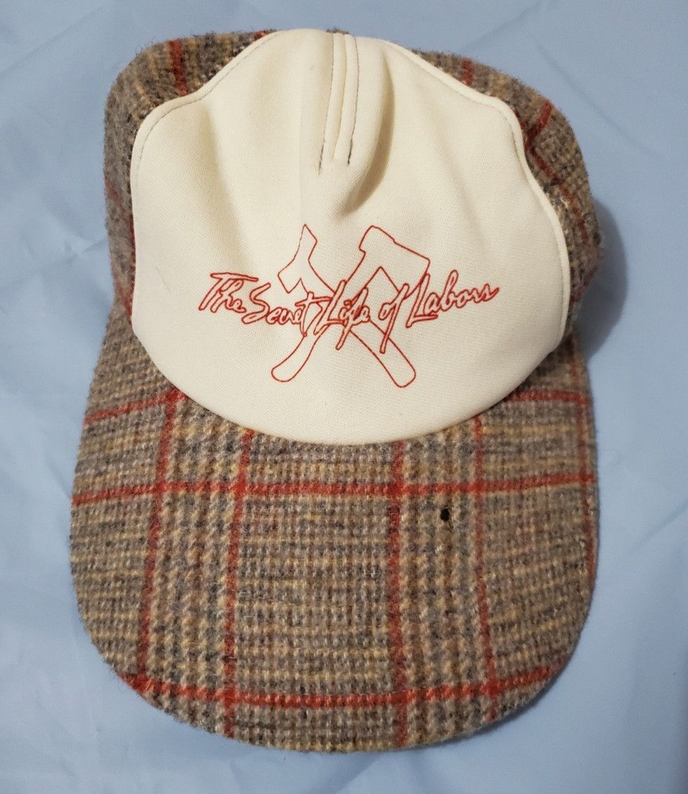General Research 2003 "Countryman" Red Check Pattern Wool Baseball Cap Size ONE SIZE - 1 Thumbnail