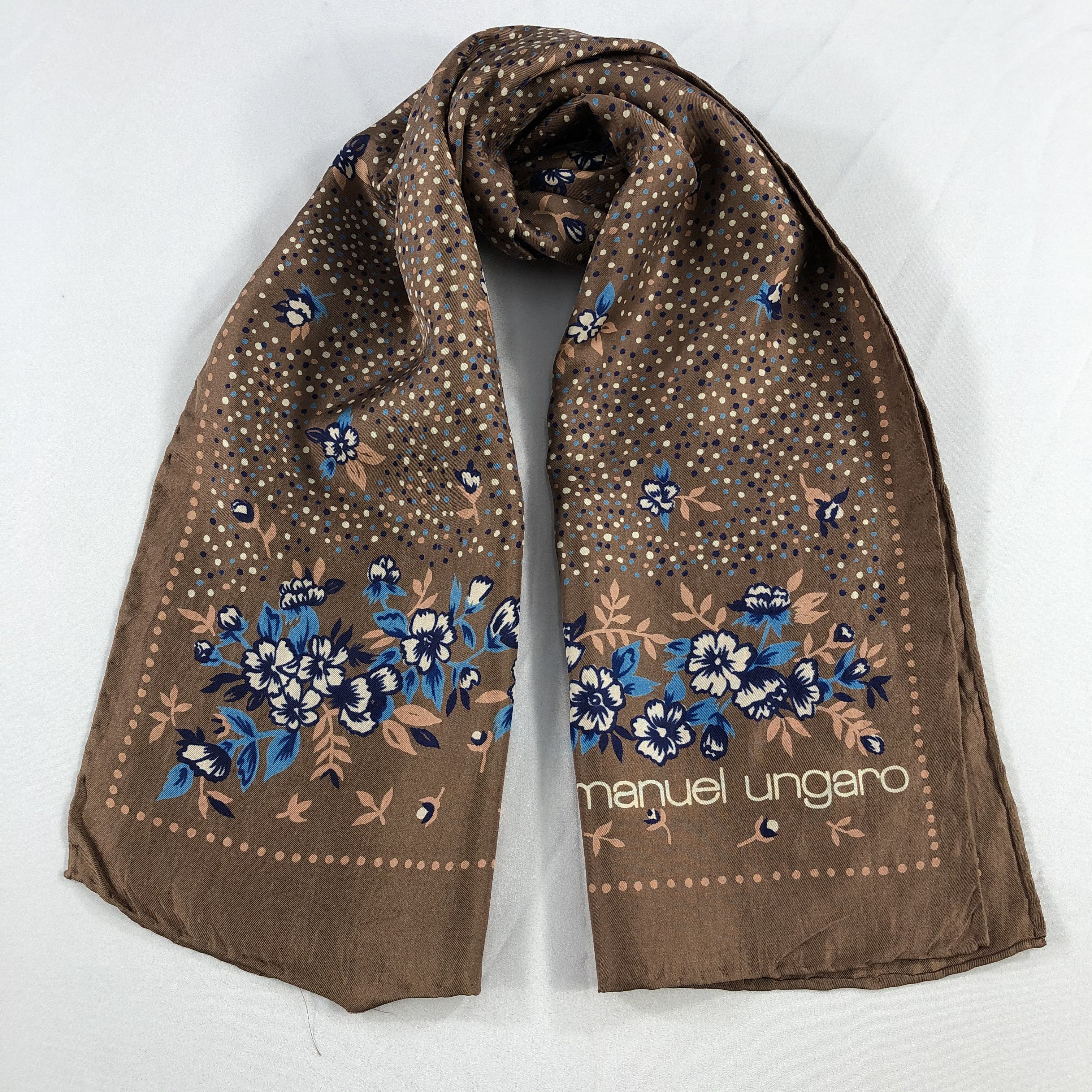 Emanuel Ungaro Vintage Emanuel Ungaro Silk Scarf Size ONE SIZE - 2 Thumbnail