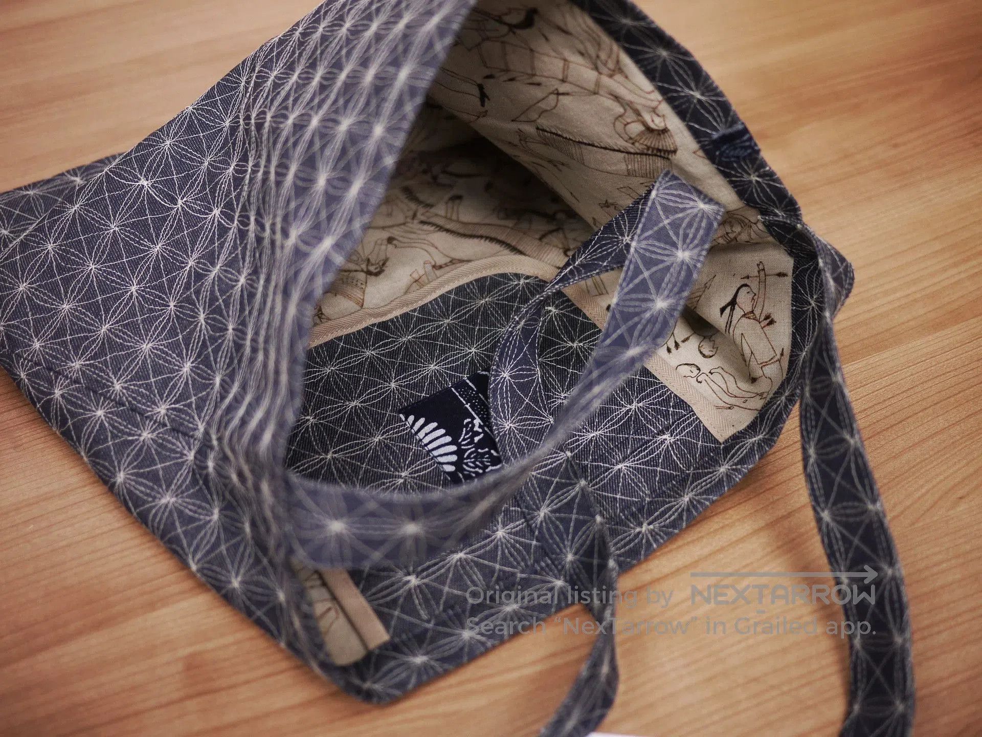 Visvim Blue Patterned Crossbody Bag. Size ONE SIZE - 5 Thumbnail