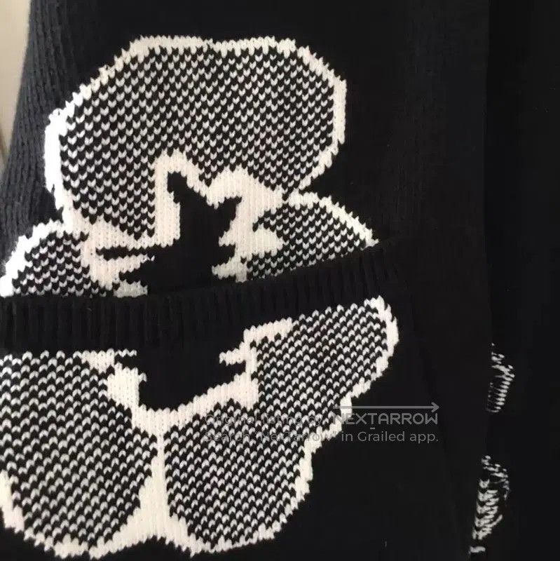 Max Mara MaxMara Black Floral Print Lightweight Cardigan . Size S / US 4 / IT 40 - 9 Thumbnail