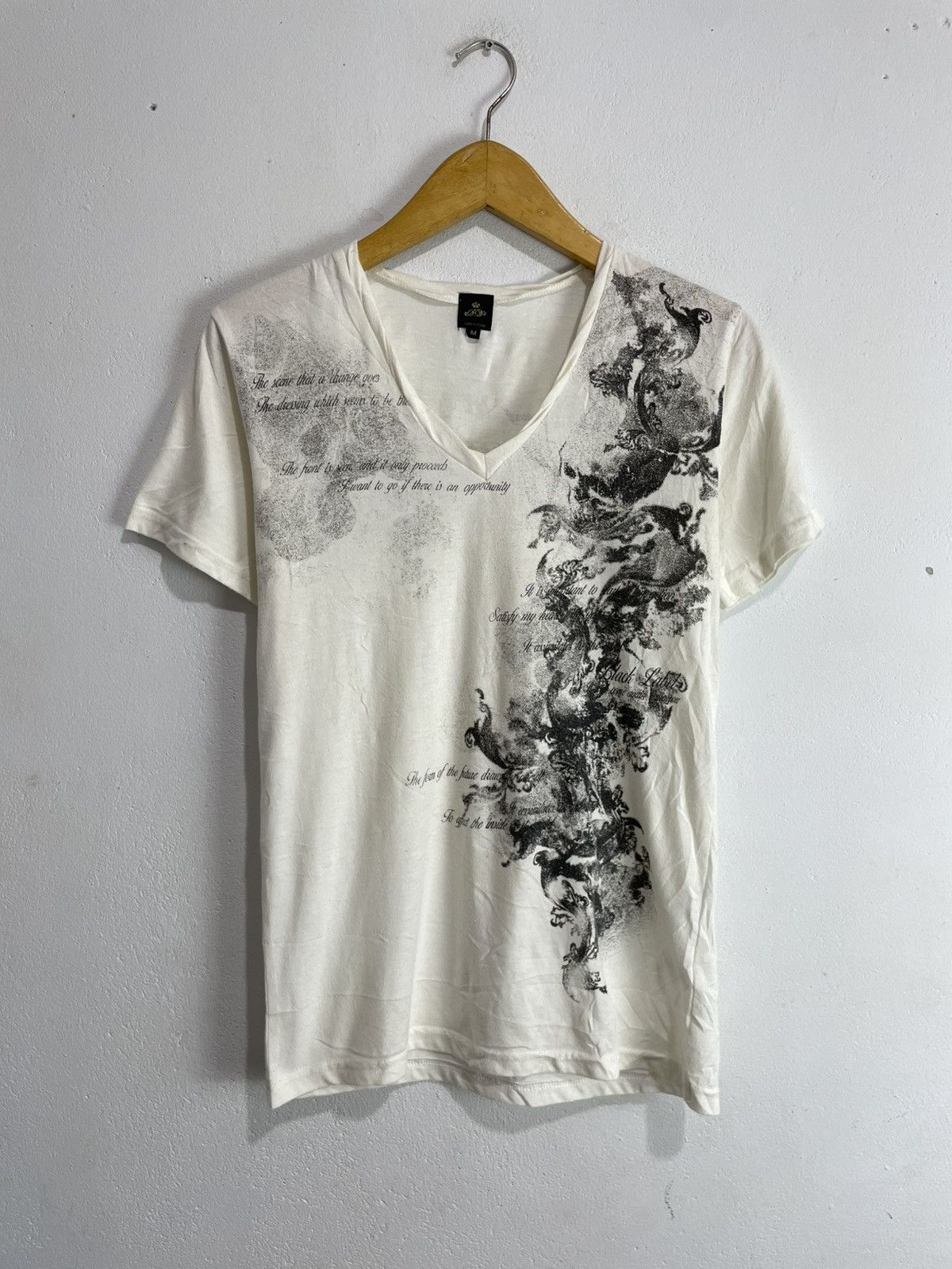 GOA Poem Smoke Skull tshirt Slim Fit Style Size US M / EU 48-50 / 2 - 8 Thumbnail