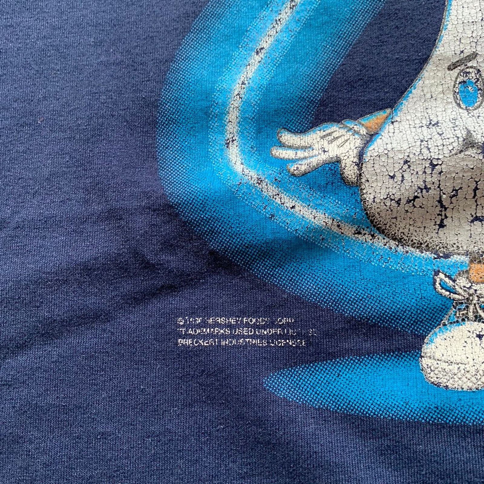 Jerzees × Vintage Vintage 90s Hershey’s Kisses Chocolate Promo T Shirt Large Size US L / EU 52-54 / 3 - 4 Thumbnail