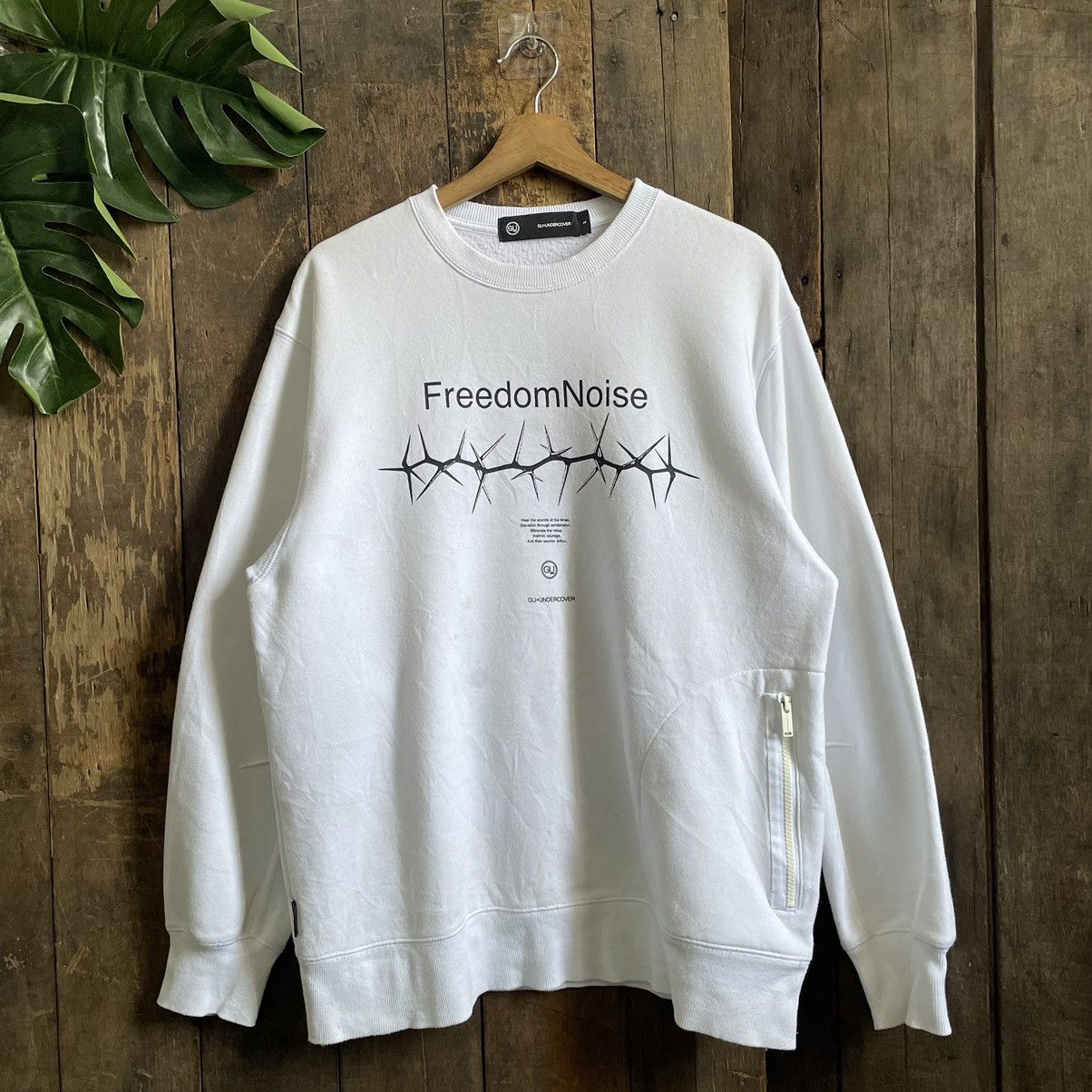 GU × Undercover Vintage GU Undercover Freedom Noise Sweatshirt Size US L / EU 52-54 / 3 - 1 Thumbnail