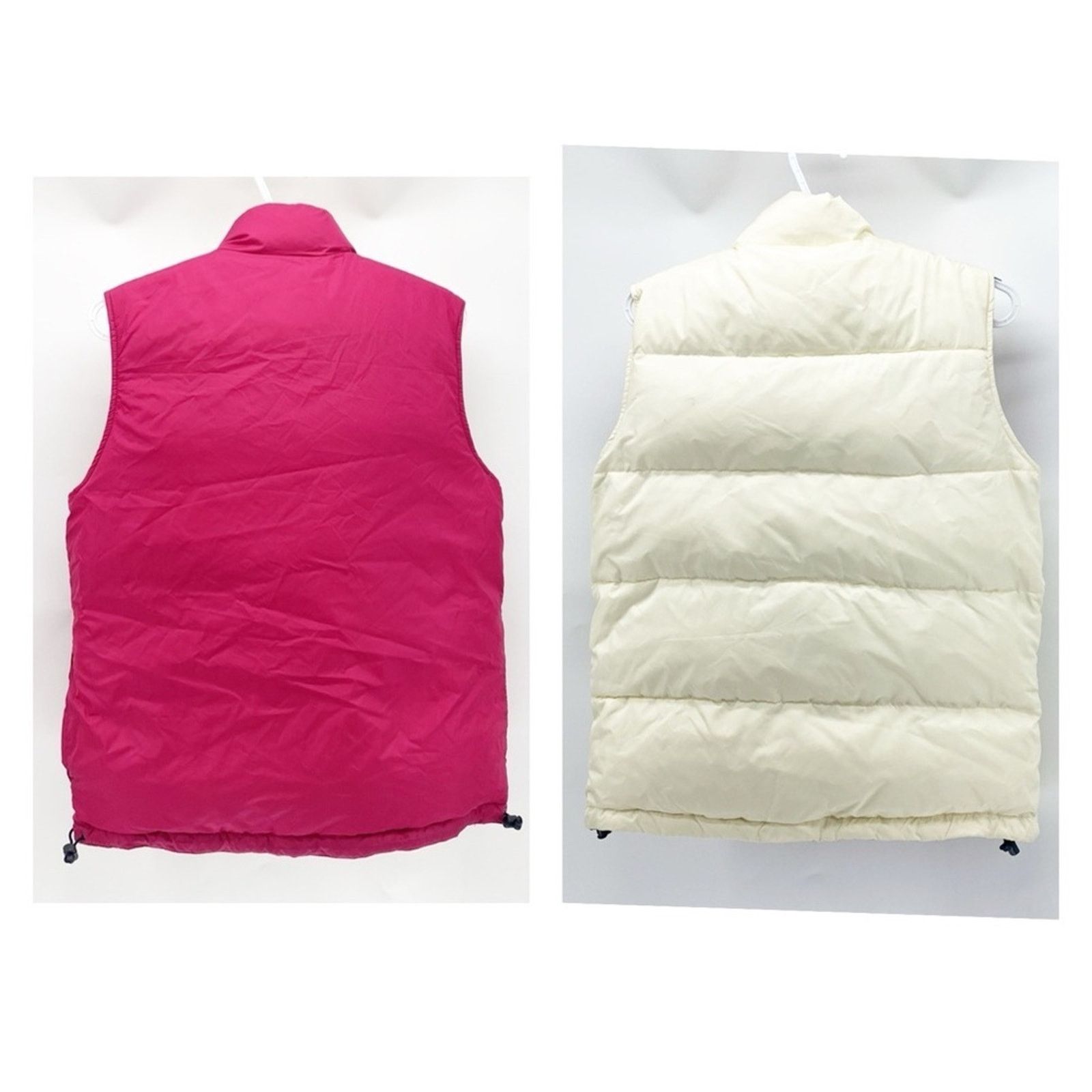 Lands' End Lands End Down filled Vest Reversible Pink White Puffer S Size S / US 4 / IT 40 - 2 Thumbnail