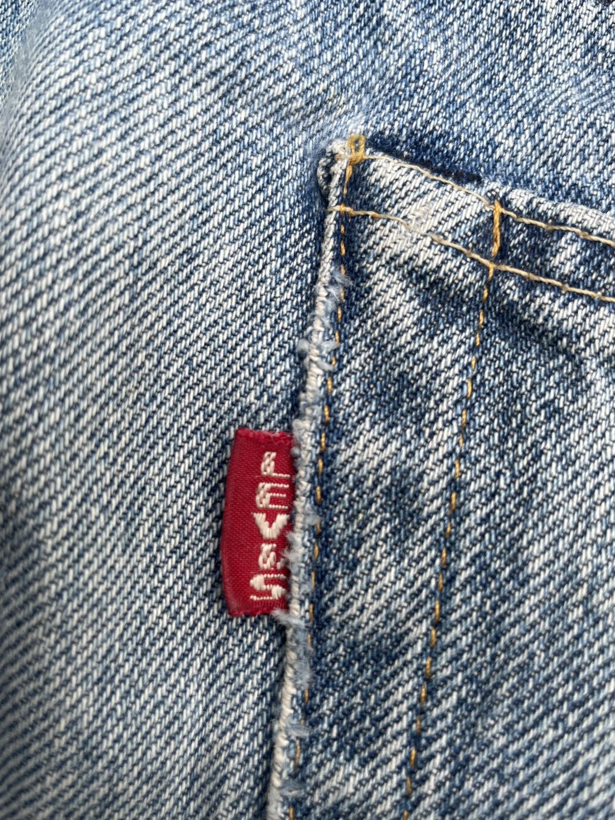 Levi's Vintage 90’s Levi’s Lot 501Z E Selvedge Distresed Size US 34 / EU 50 - 12 Thumbnail