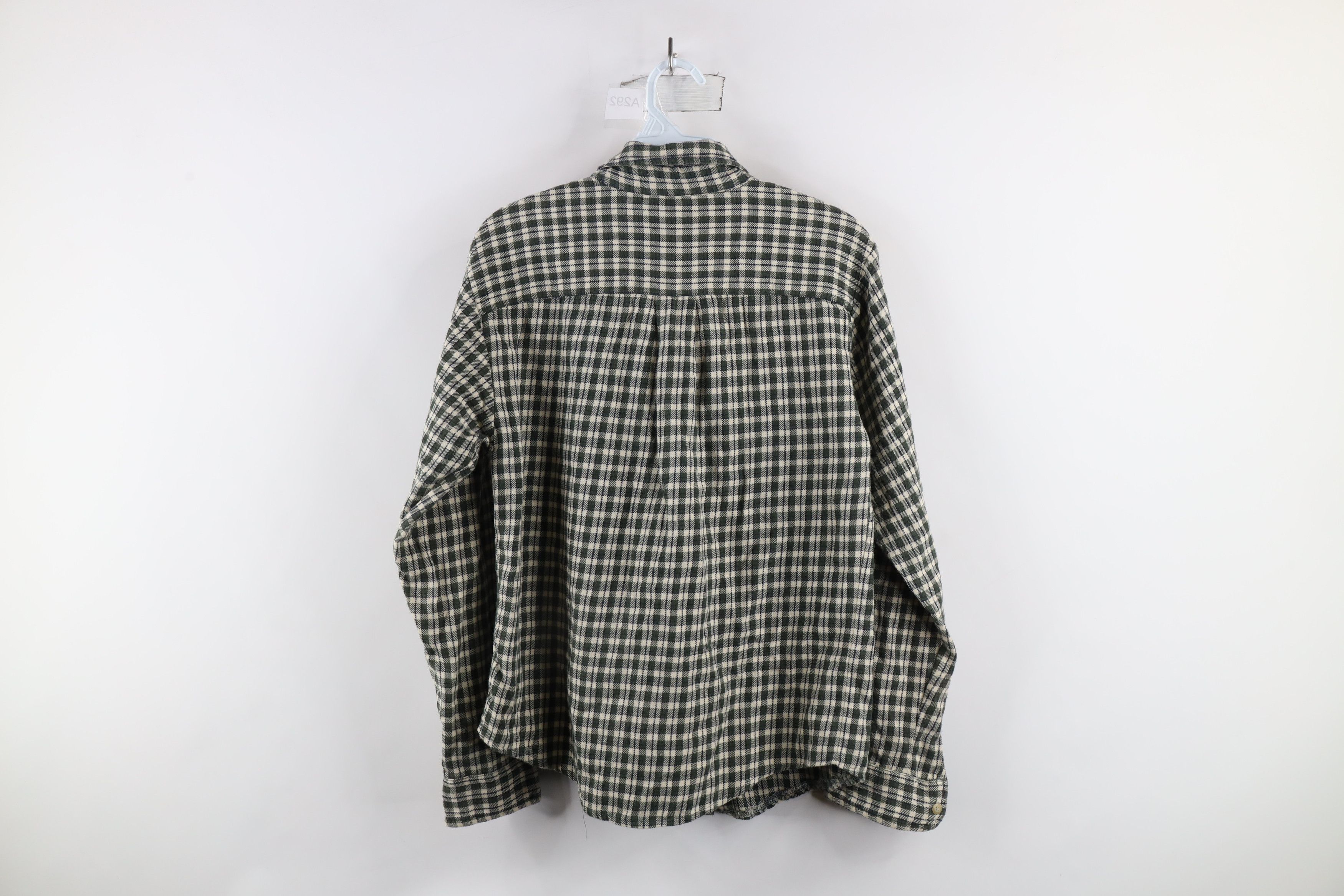 J.Crew × Vintage Vintage 90s J Crew Flannel Collared Button Down Shirt Plaid Size US S / EU 44-46 / 1 - 6 Thumbnail