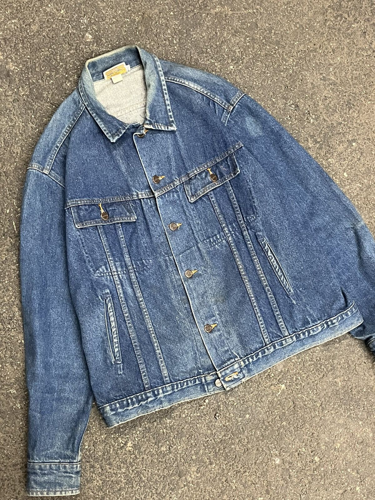 Dickies × Vintage Vintage dickies denim jacket 80s sun faded cropped rare hype Size US XL / EU 56 / 4 - 2 Thumbnail