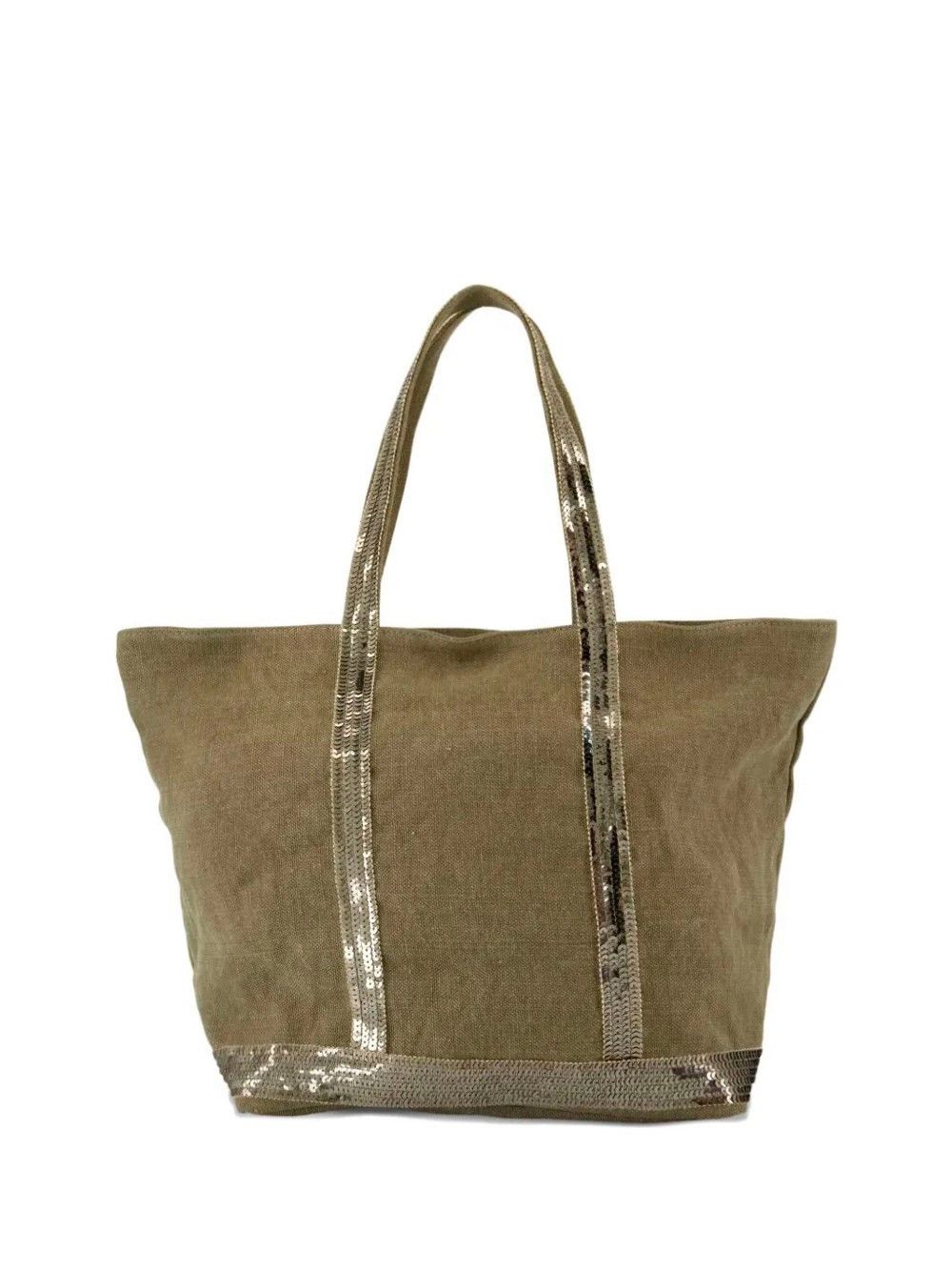 Vanessa Bruno Linen Medium Zipped Cabas Tote Size ONE SIZE - 1 Thumbnail