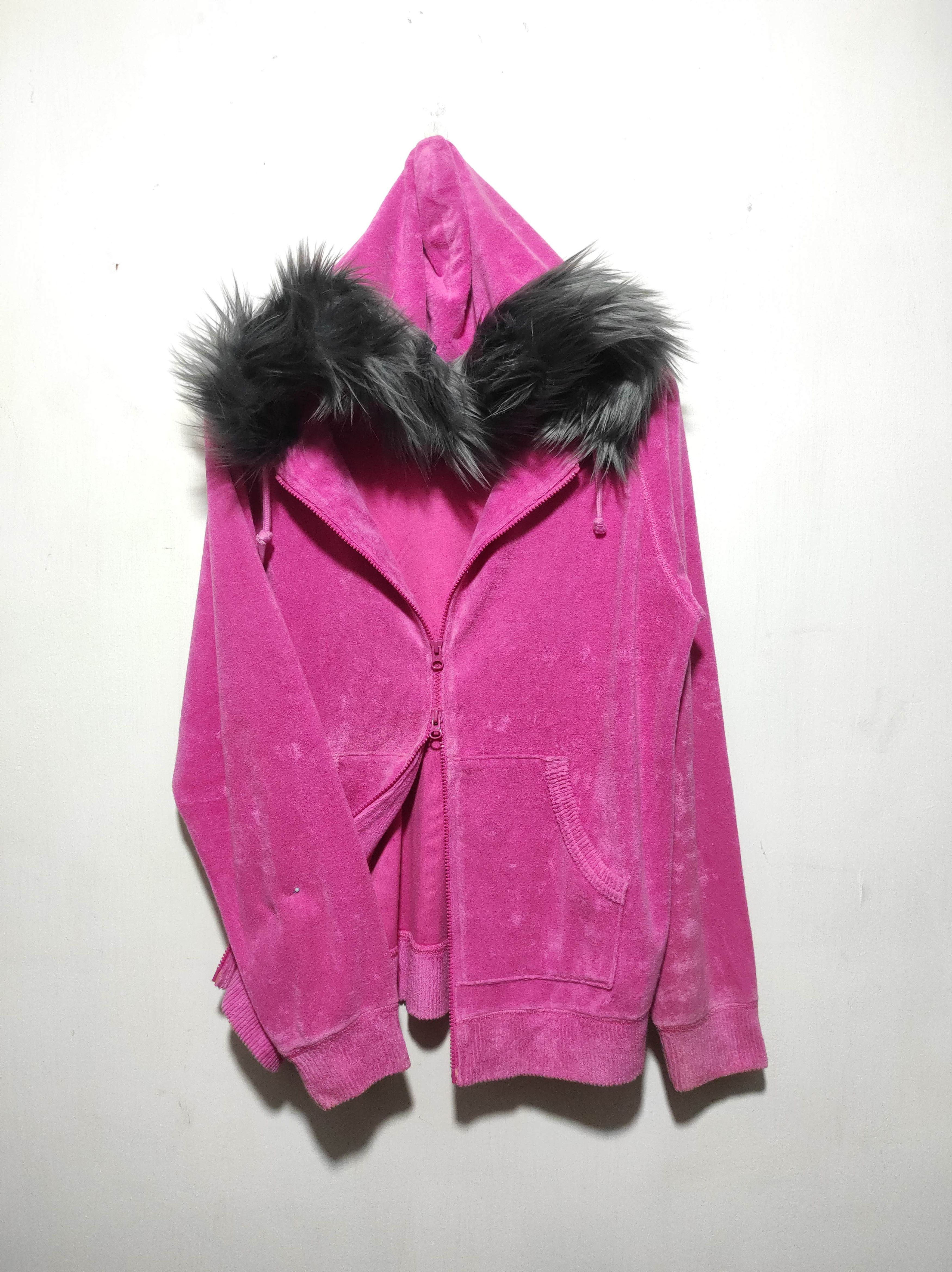 Stussy Stussy Pink Fleece Double Zip Fur Hoodie i6w9 LBG style Size US M / EU 48-50 / 2 - 8 Thumbnail