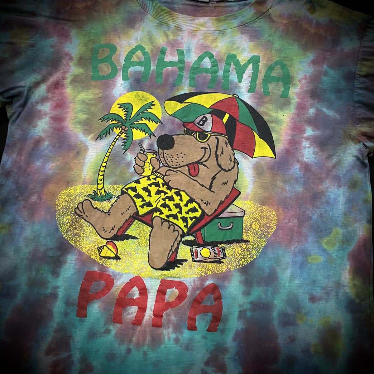 Handmade × Vintage COSMIC PORTAL on vintage “BAHAMA PAPA” Size US M / EU 48-50 / 2 - 3 Thumbnail