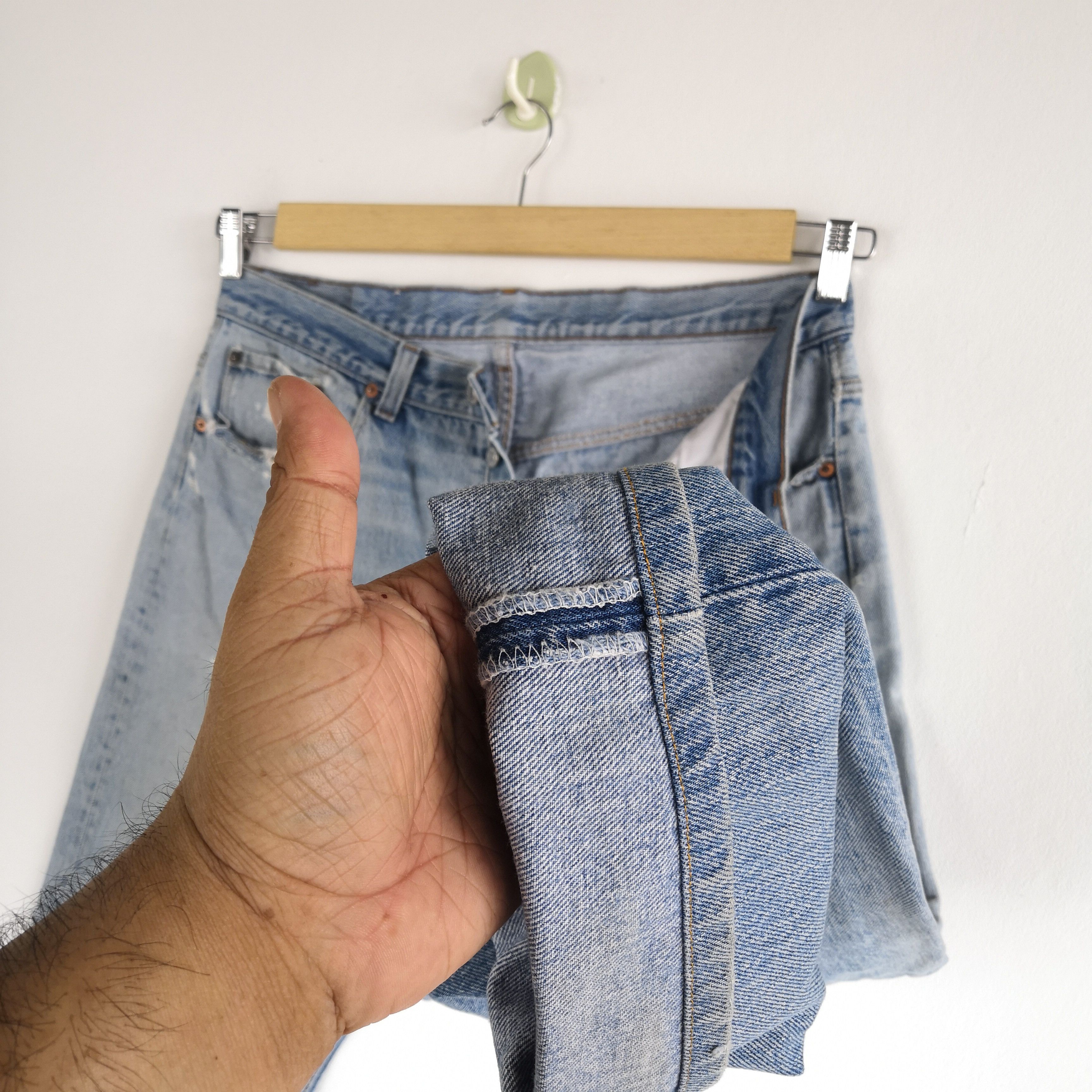 Levi's Vintage Levis 501 Distressed Jeans Levi's Faded Rusty Denim Size US 34 / EU 50 - 9 Thumbnail