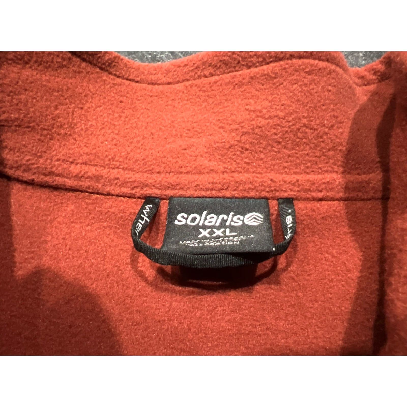Vintage VINTAGE Solaris Jacket Men 2XL Fleece Red Brown Polyester Size US XXL / EU 58 / 5 - 5 Thumbnail