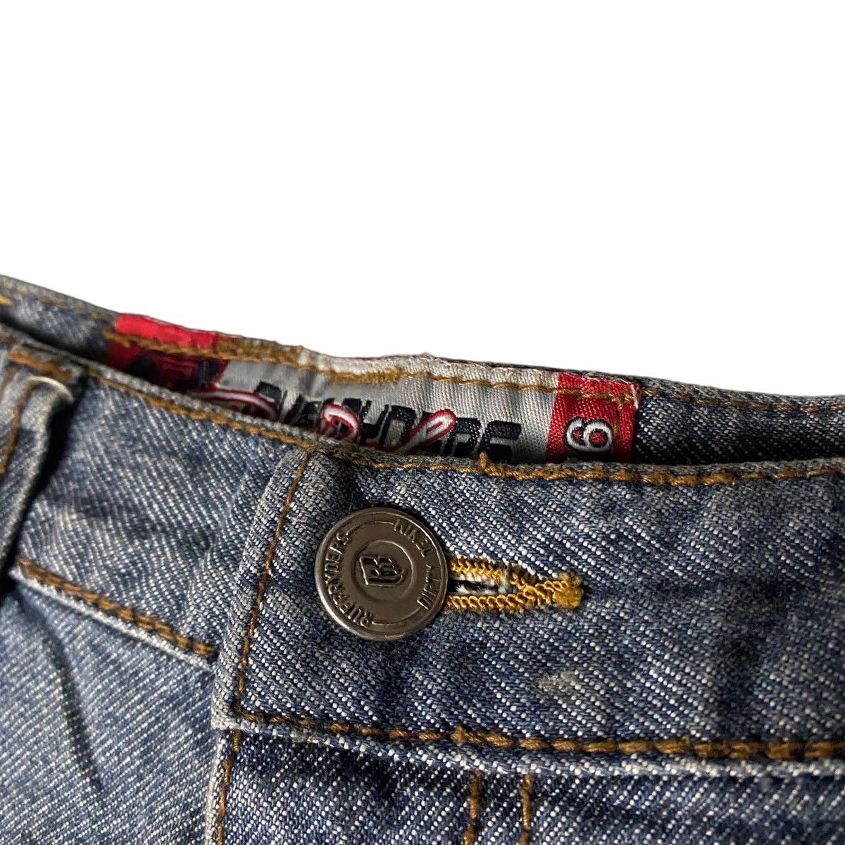 If Six Was Nine 2000s Ruff Ryder Flared Washed Jeans Size US 32 / EU 48 - 13 Thumbnail
