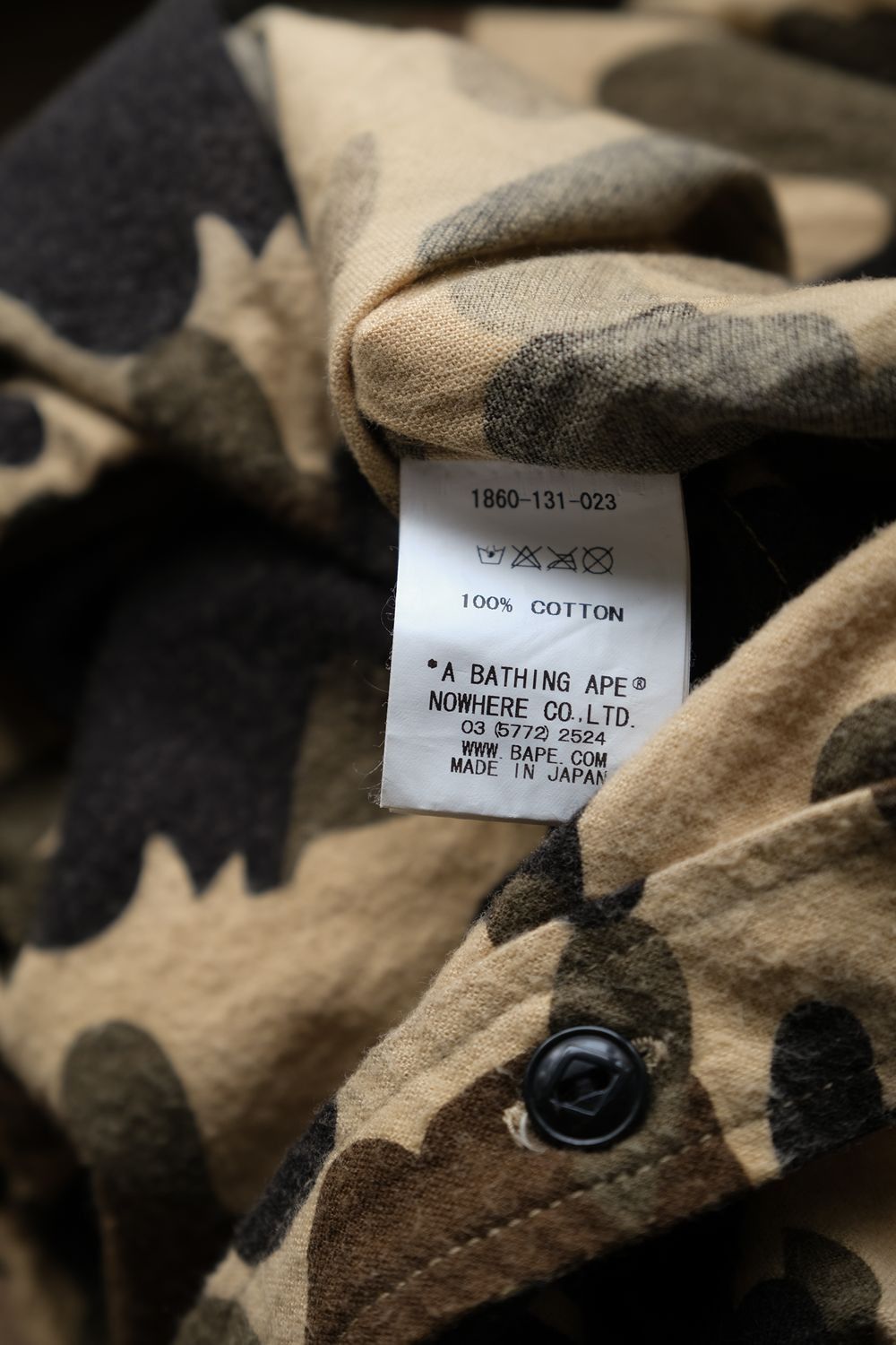 Bape A BATHING APE Camo Flannel Shirt BAPE Size US M / EU 48-50 / 2 - 6 Thumbnail