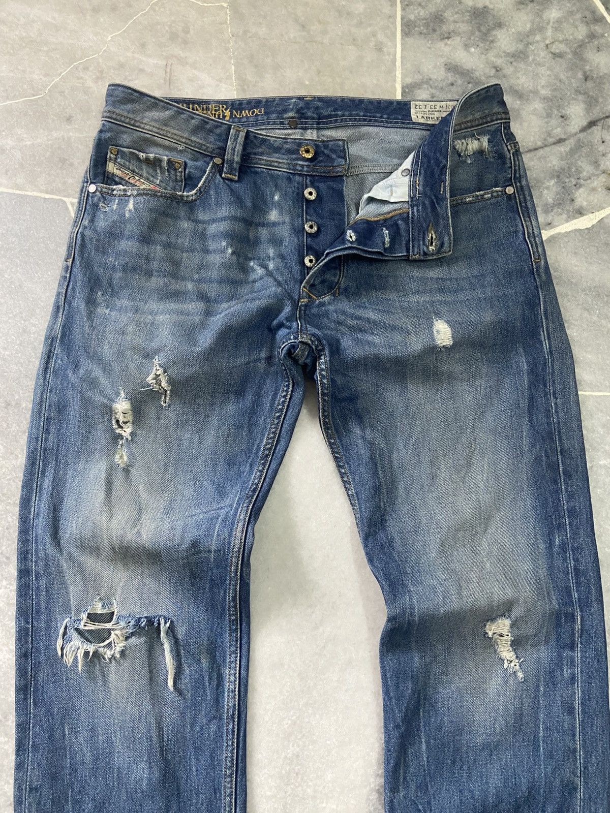 Diesel Diesel Straight-leg jeans Size US 33 - 2 Thumbnail
