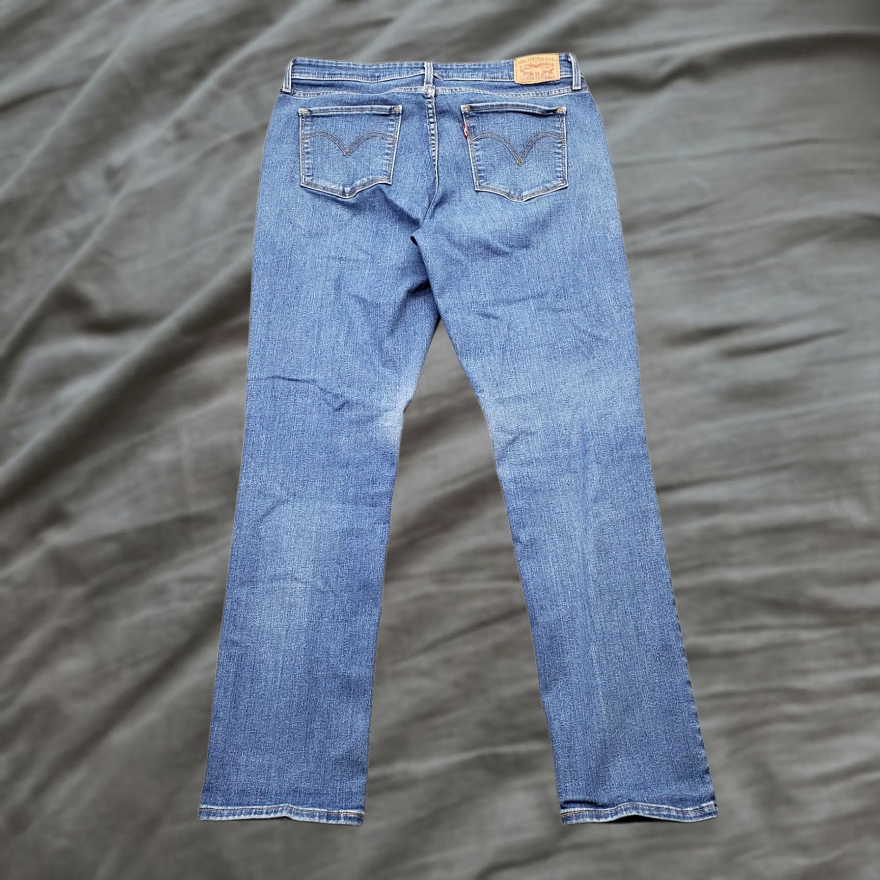 Levi's Levi's Skinny Jeans Women 14 Blue Denim Mid Rise Classic Fit 5-Pocket Denim Jeans Women's Size 14 Blue Size 36" / US 14 / IT 50 - 1 Thumbnail