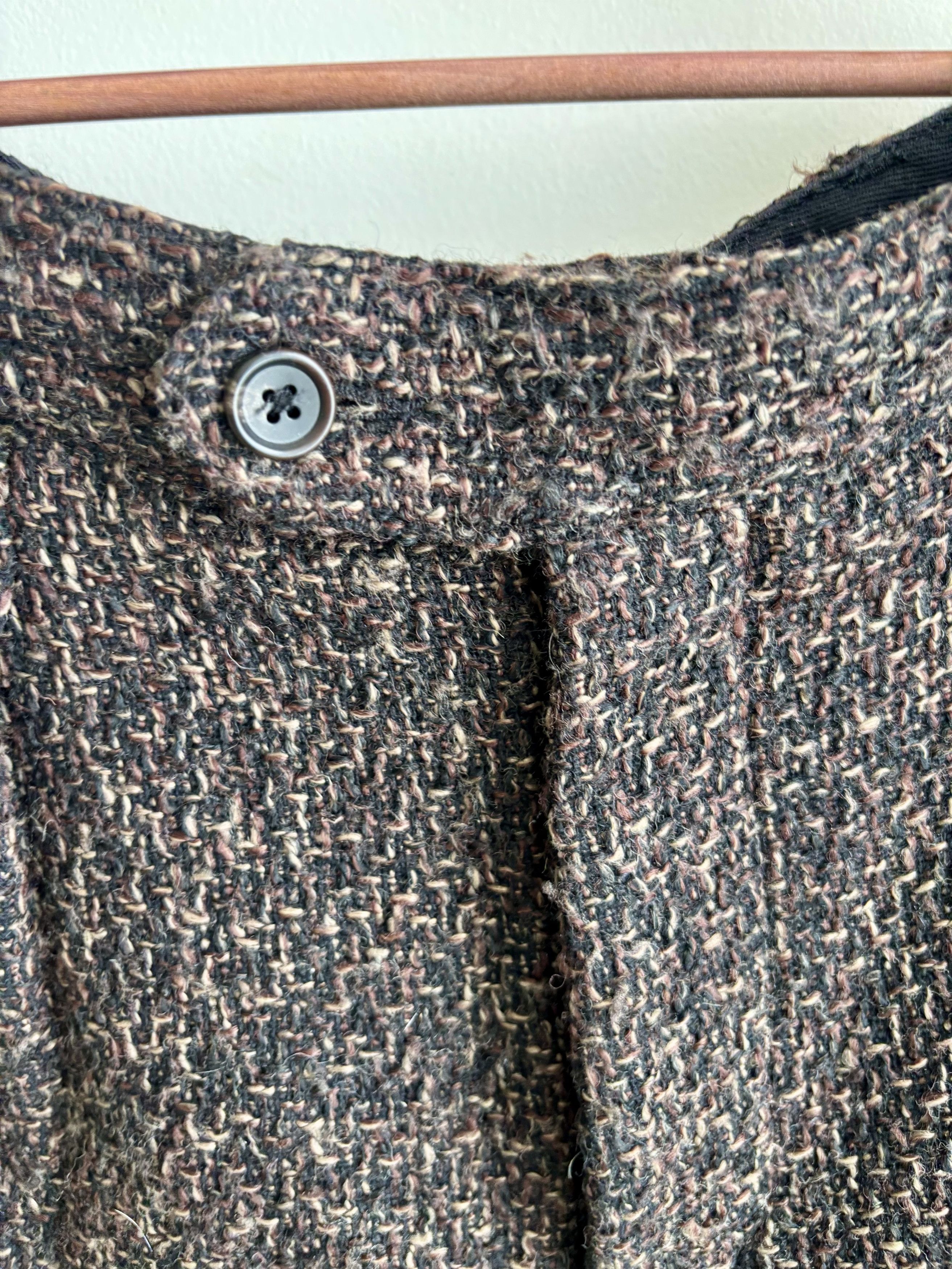 Engineered Garments Engineered garments dark brown tweed pants Size US 34 / EU 50 - 2 Thumbnail