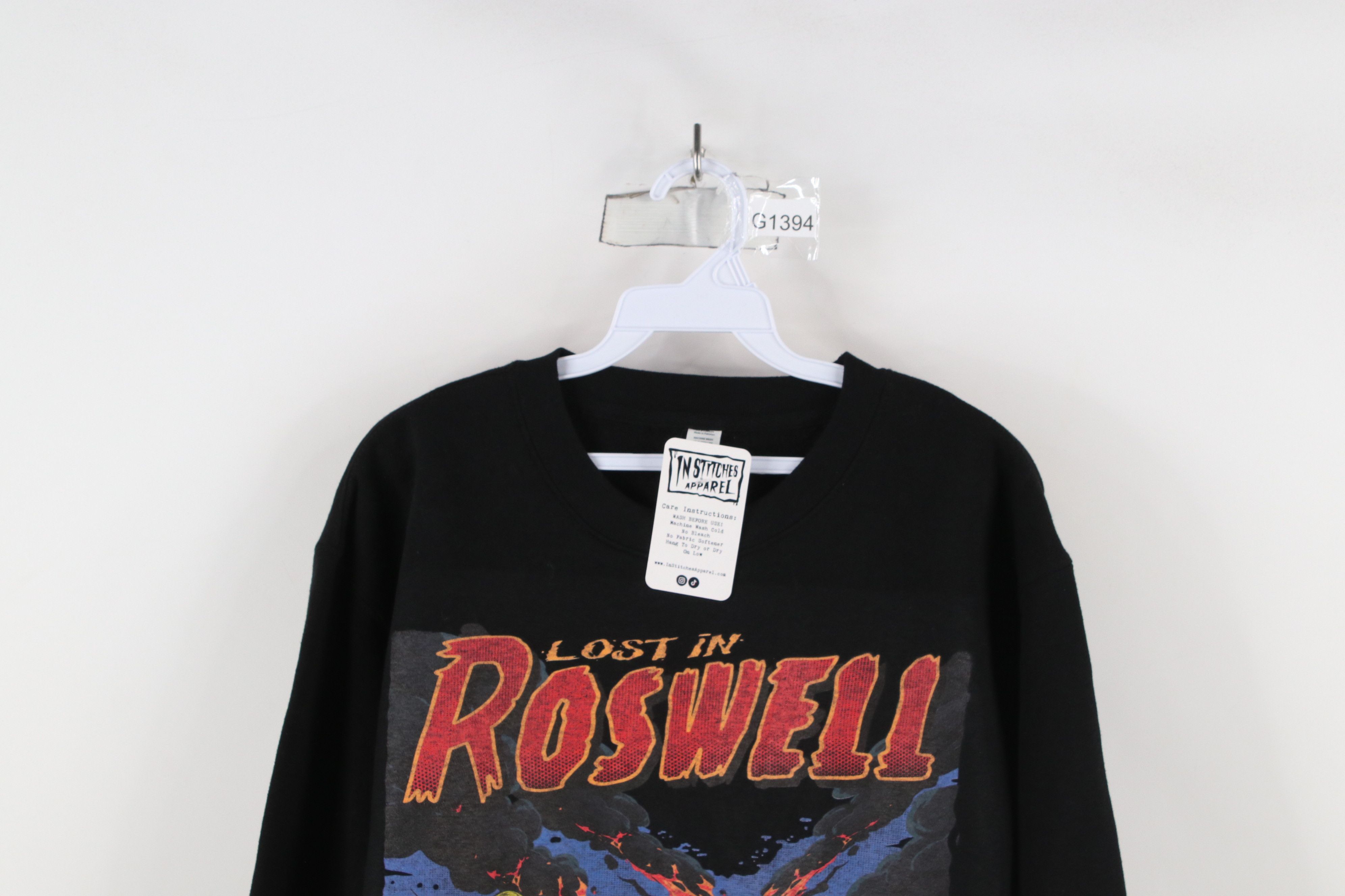 Vintage Deadstock Vintage Y2K Streetwear In Roswell Alien Sweatshirt Size US M / EU 48-50 / 2 - 2 Thumbnail