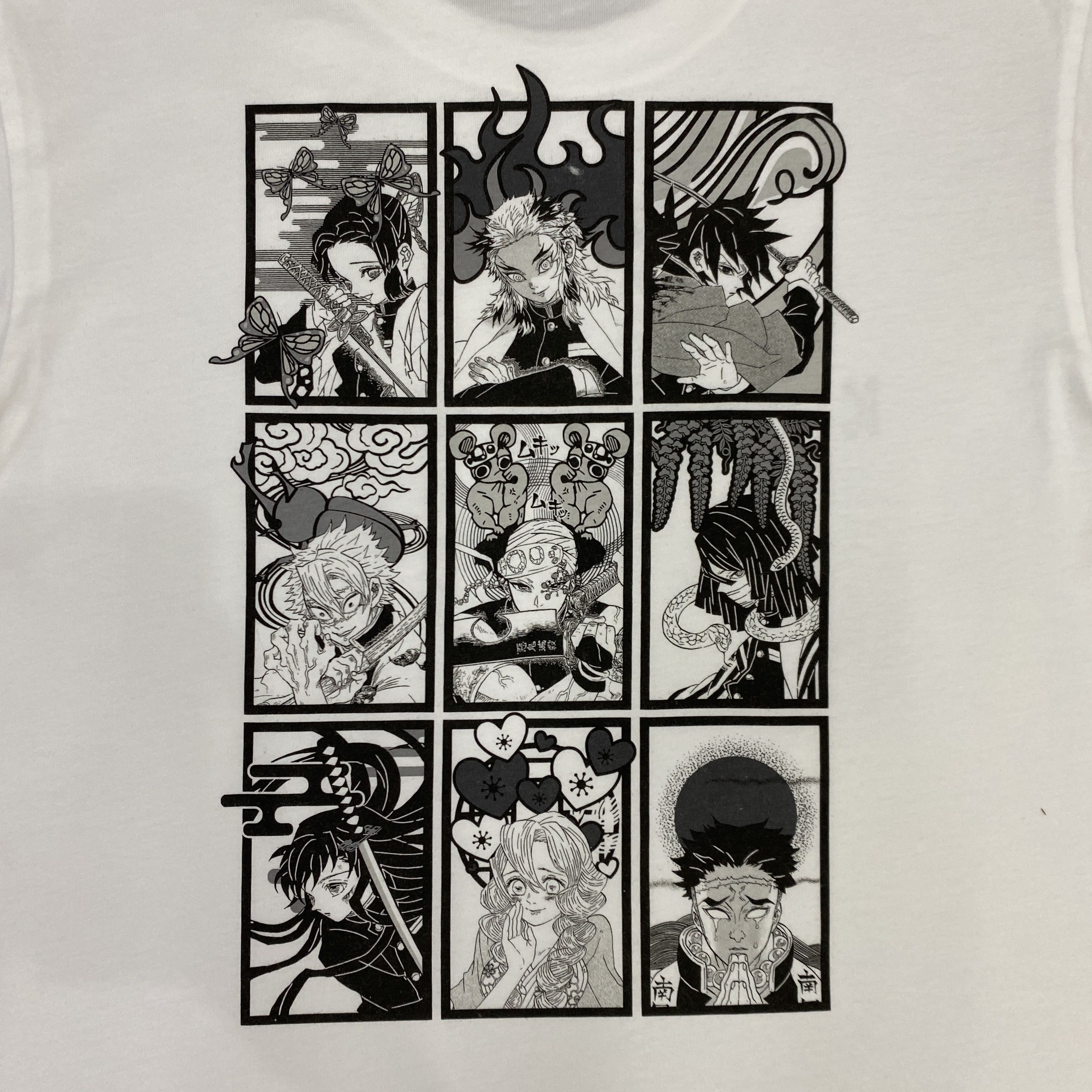 Anime Vintage Demon Slayer:Kimetsu no Yaiba Hashira T-Shirt - K076 Size US M / EU 48-50 / 2 - 3 Thumbnail