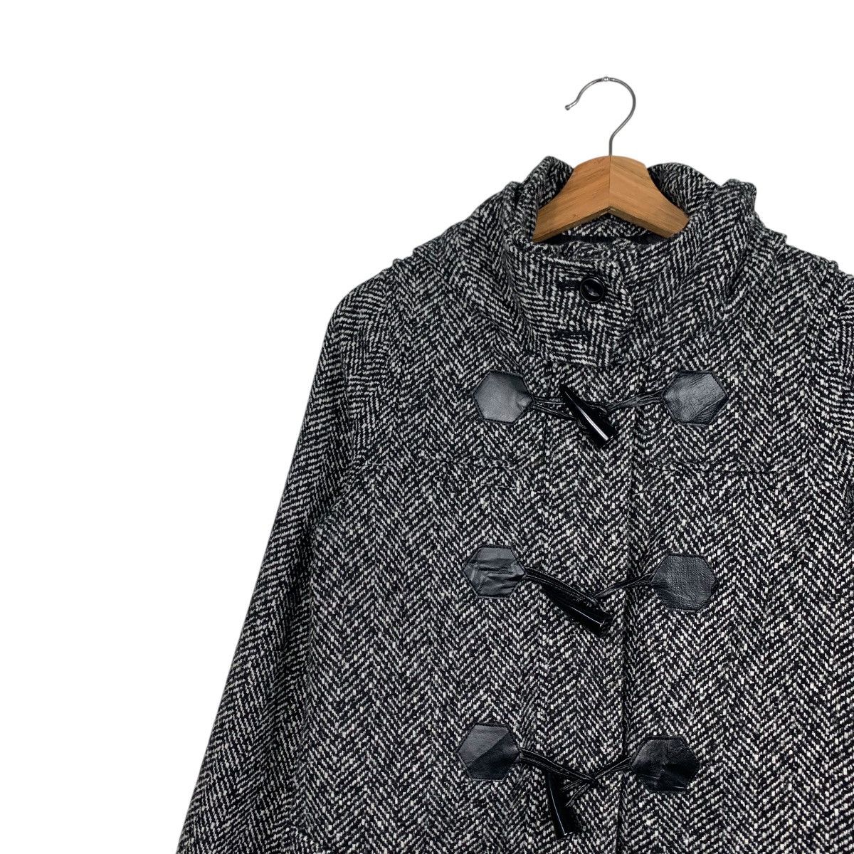 SLY SLY Herringbone Duffle Coat Jacket #1696-C75 Size M / US 6-8 / IT 42-44 - 6 Thumbnail