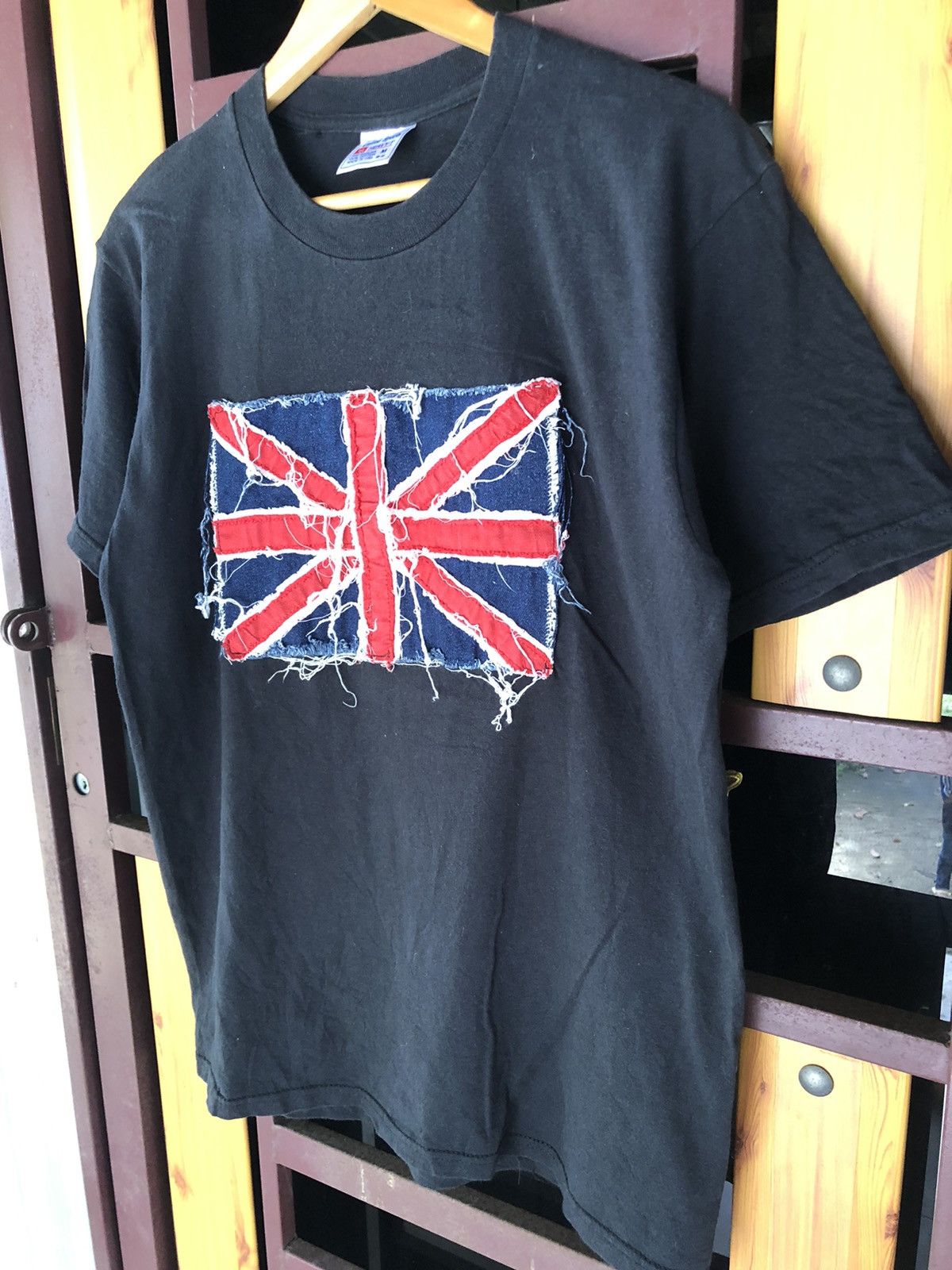 Vintage Vintage 90s Distressed Custom Union Jack Flag Size US M / EU 48-50 / 2 - 7 Thumbnail