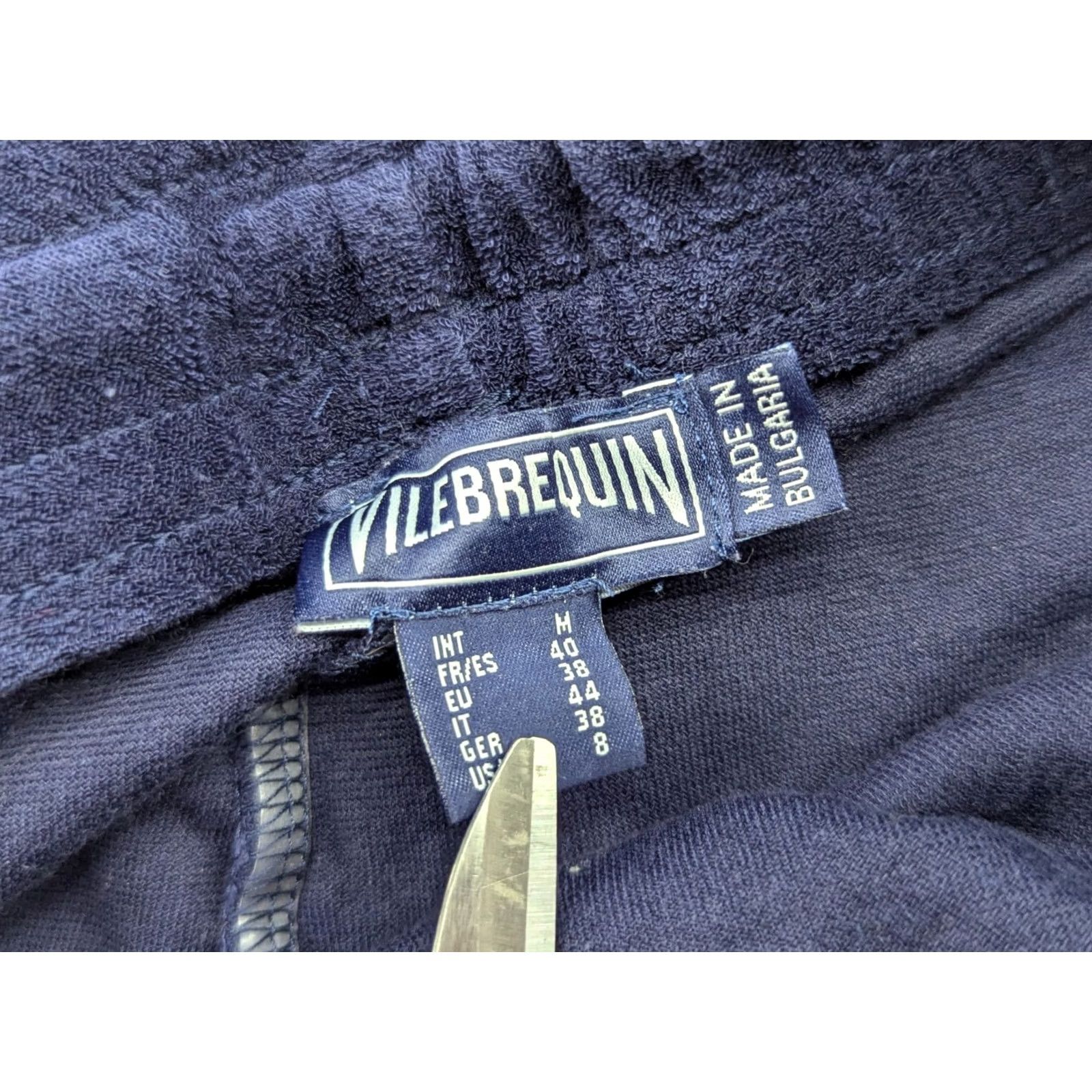 Vilebrequin Vilebrequin Fiora Terry Cloth Mini shorts Blue Womens Medium Drawstrings Size 32" / US 10 / IT 46 - 7 Thumbnail