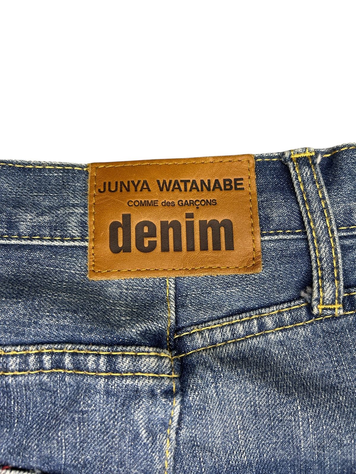 Junya Watanabe F/W 15 Patchwork Denim Skirt Size 28" / US 6 / IT 42 - 11 Thumbnail