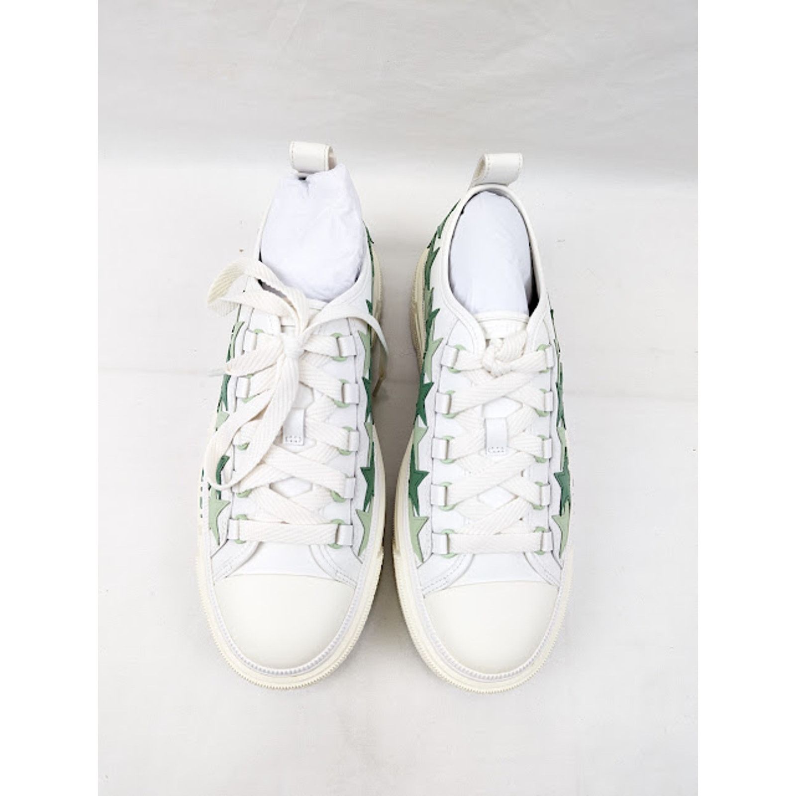 Amiri o1rshd1 Stars Court Low-Top Sneakers in Mint Size US 14 / EU 47 - 15 Thumbnail