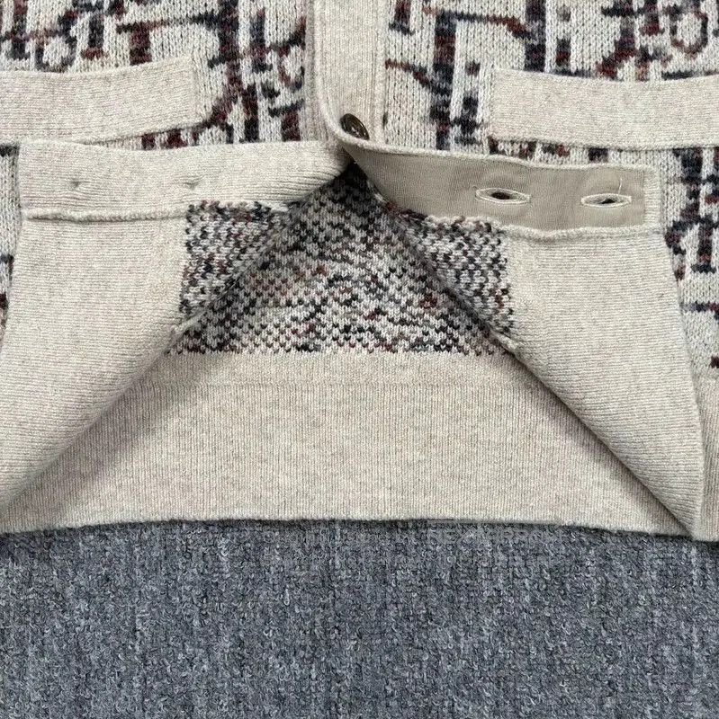 Dior Dior Men's Khaki Wool Cardigan . Size US S / EU 44-46 / 1 - 6 Thumbnail